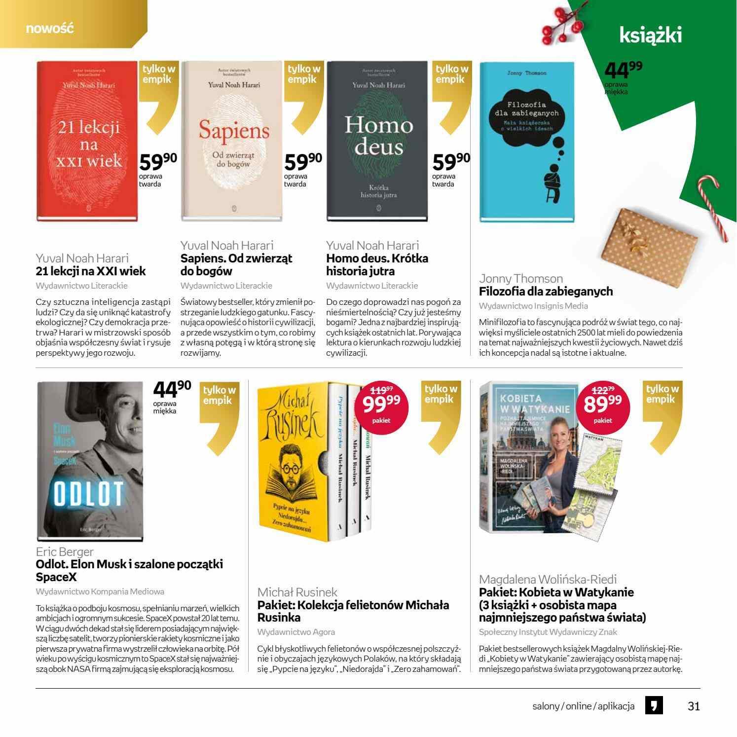 Gazetka promocyjna empik str. 31