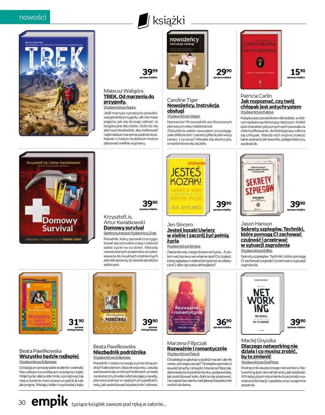 Gazetka promocyjna empik str. 30