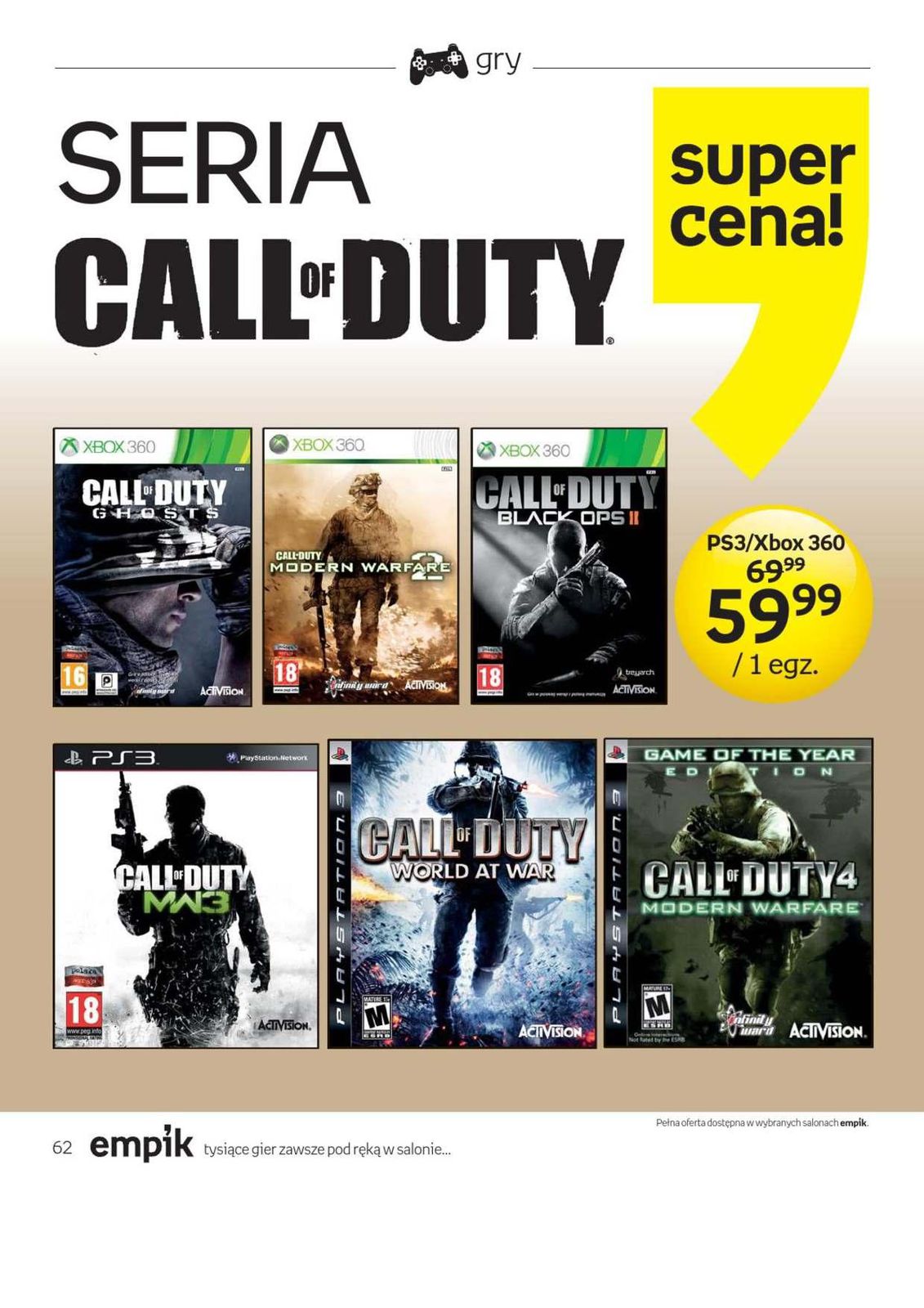 Gazetka promocyjna empik str. 62