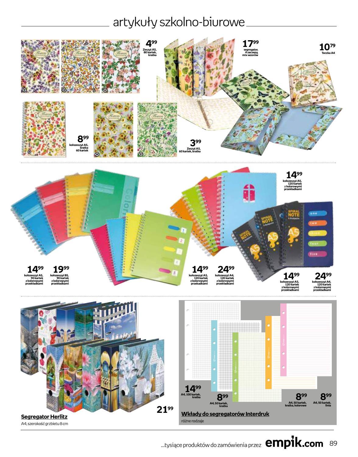 Gazetka promocyjna empik str. 89