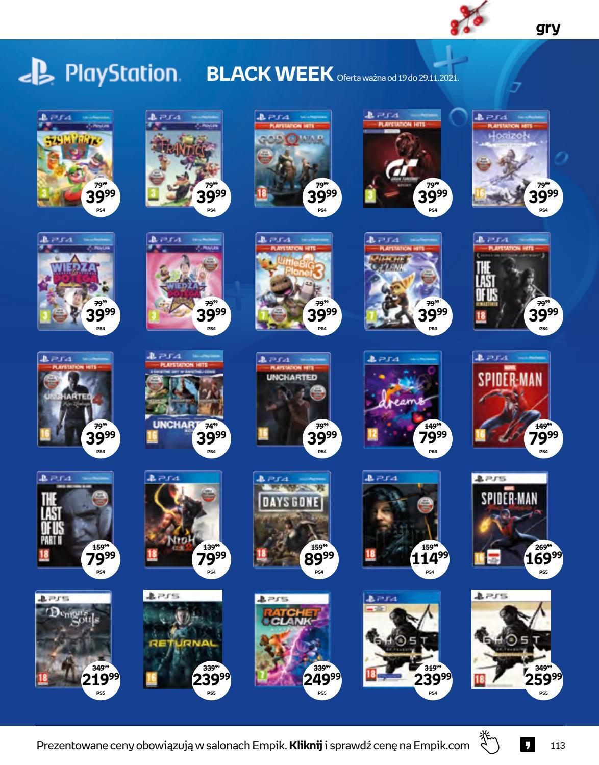 Gazetka promocyjna empik str. 113