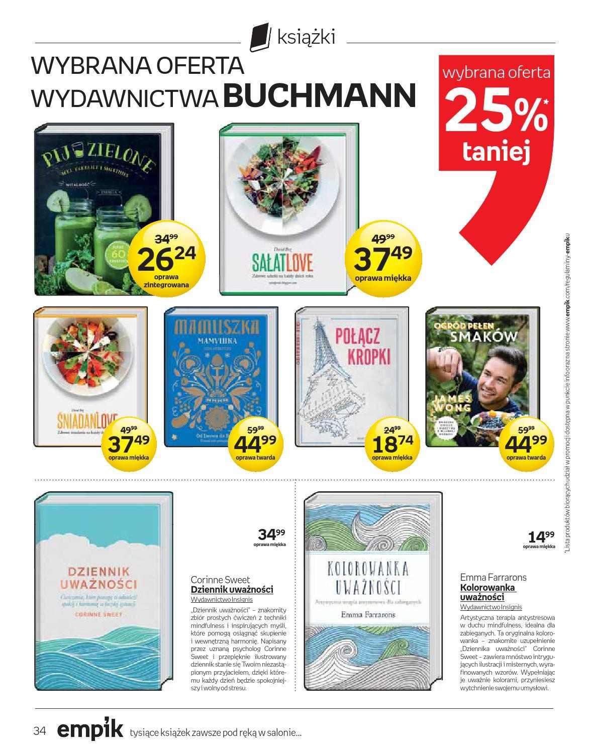 Gazetka promocyjna empik str. 34