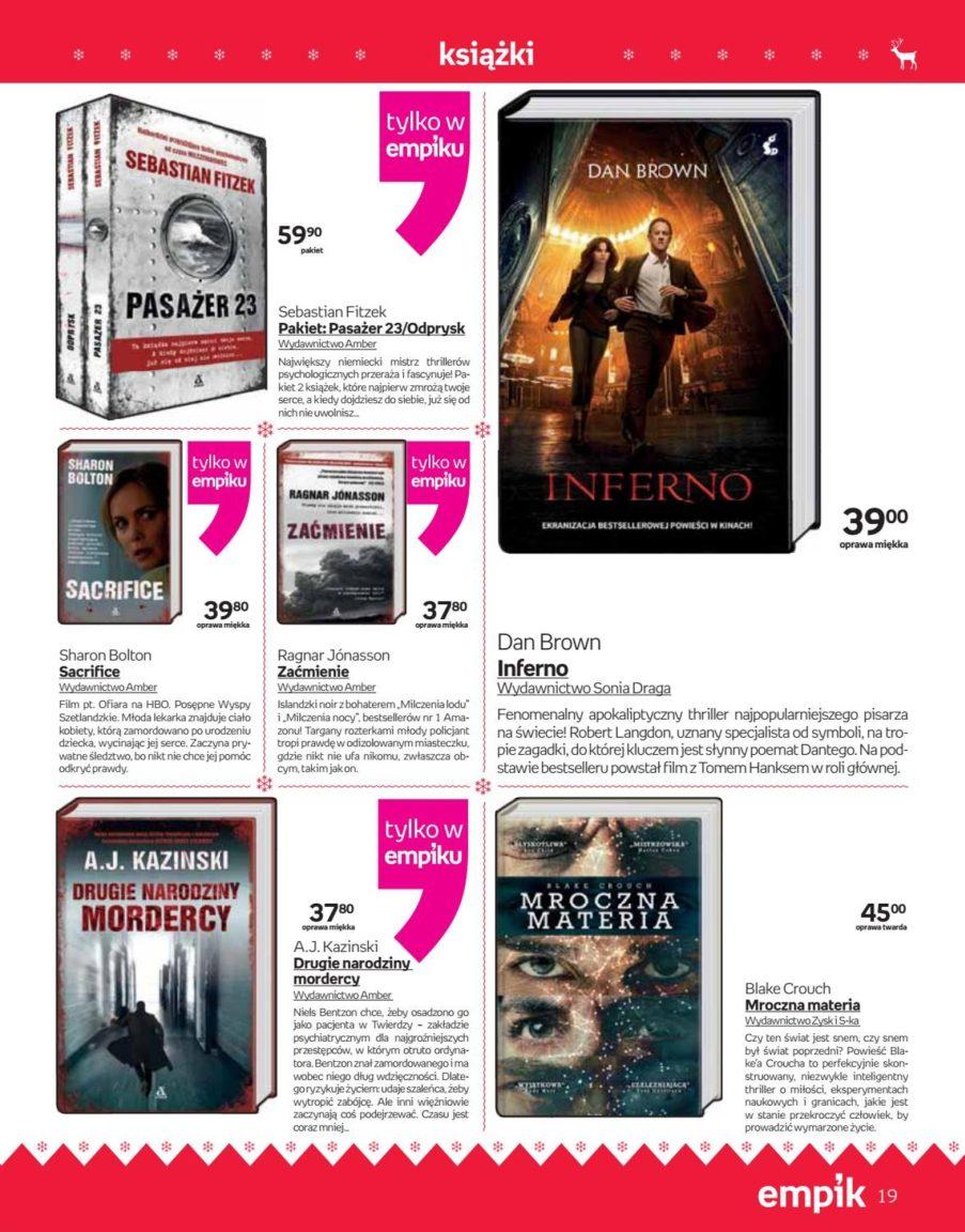 Gazetka promocyjna empik str. 19