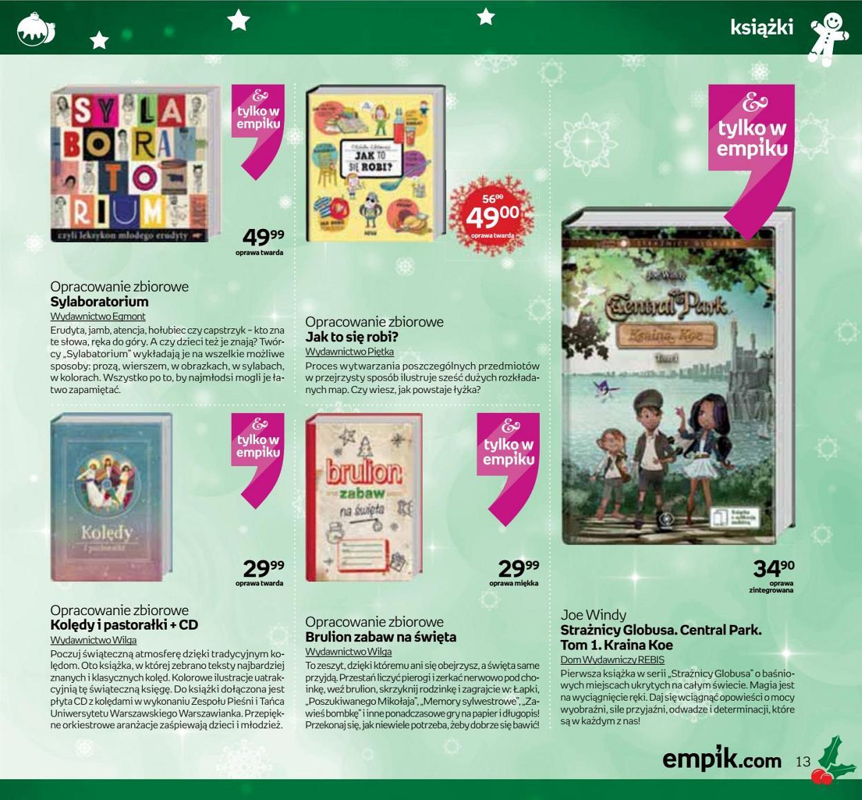 Gazetka promocyjna empik str. 13