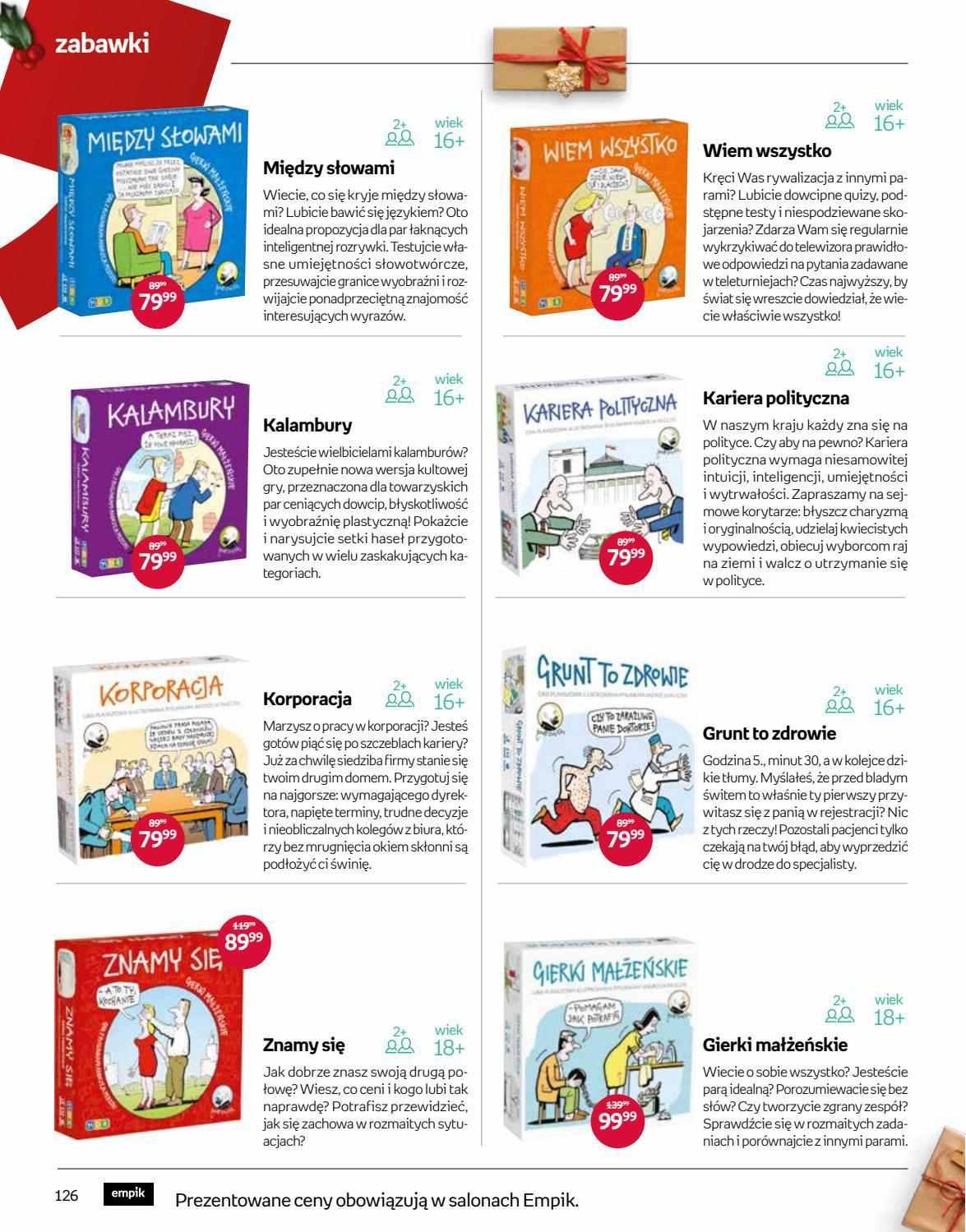 Gazetka promocyjna empik str. 128