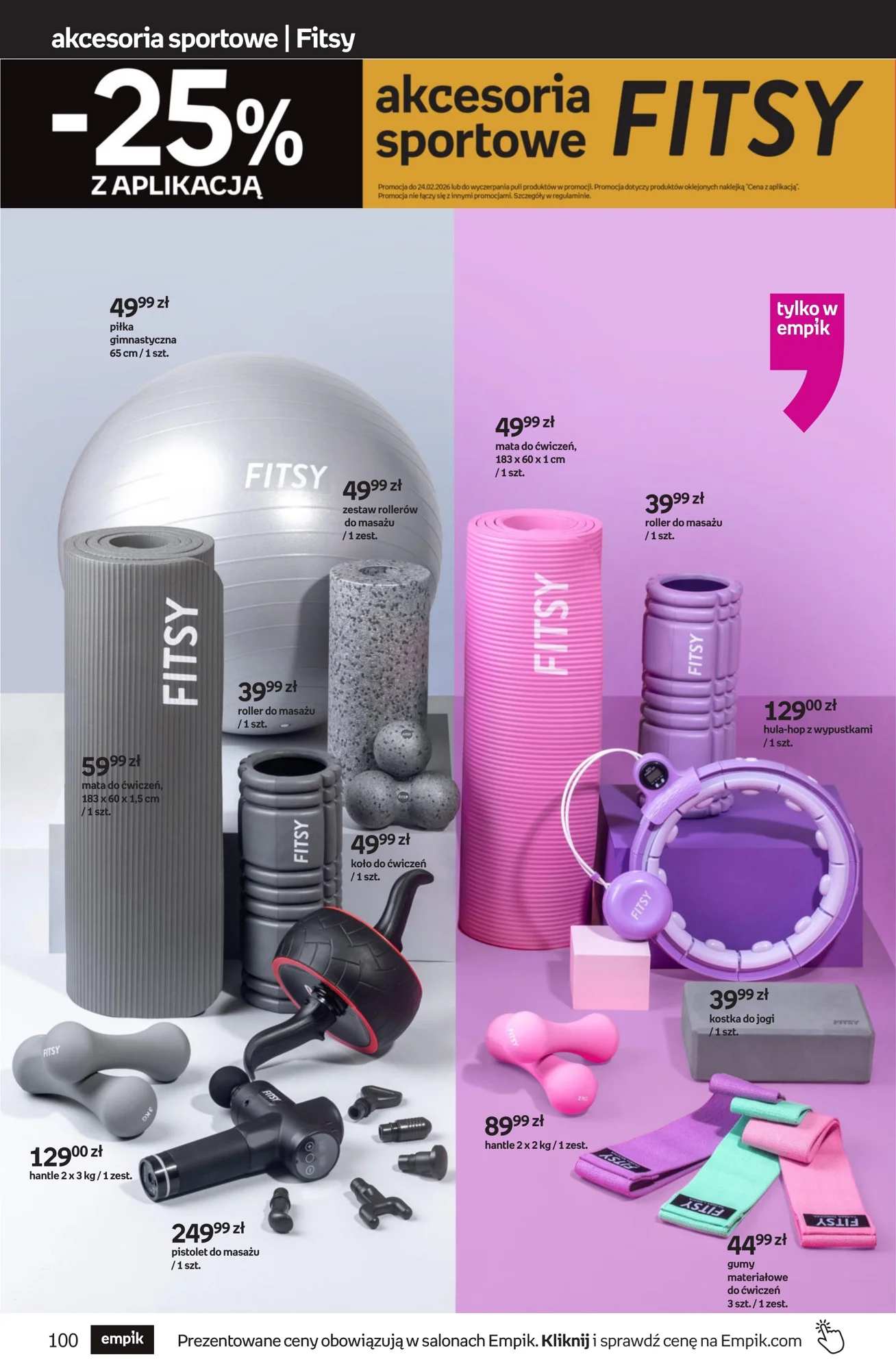 Gazetka promocyjna empik str. 100