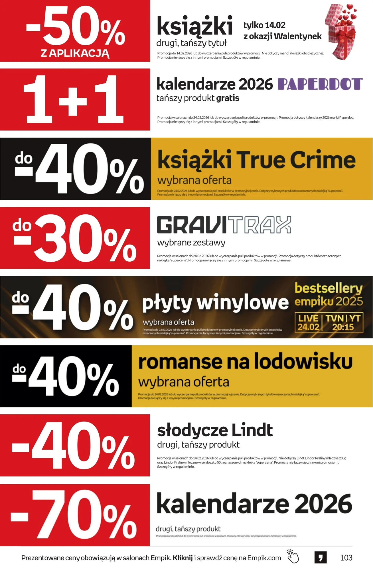 Gazetka promocyjna empik str. 103