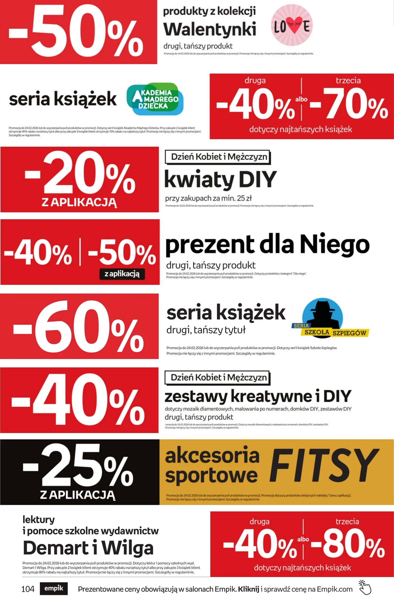 Gazetka promocyjna empik str. 104