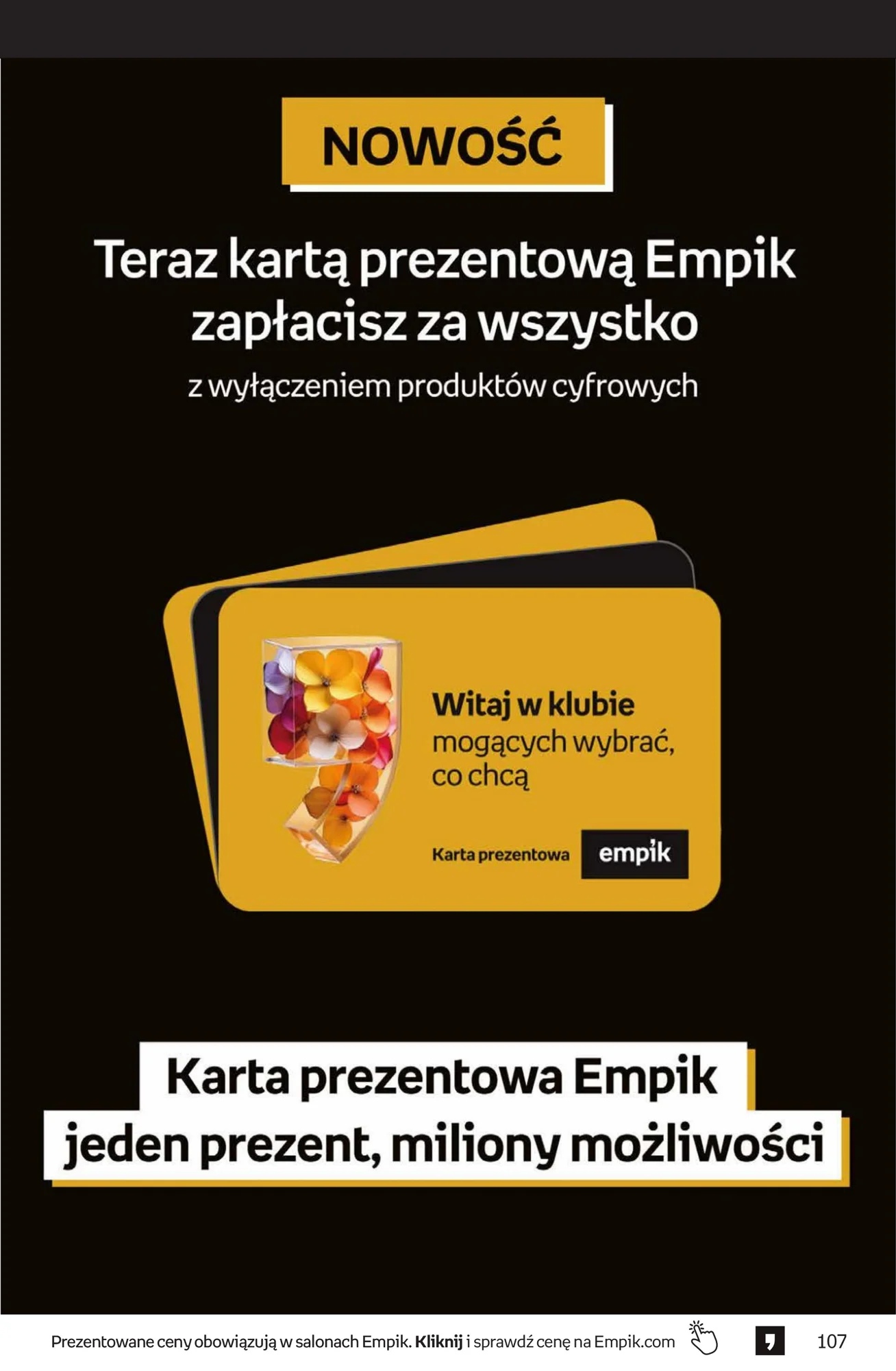 Gazetka promocyjna empik str. 107