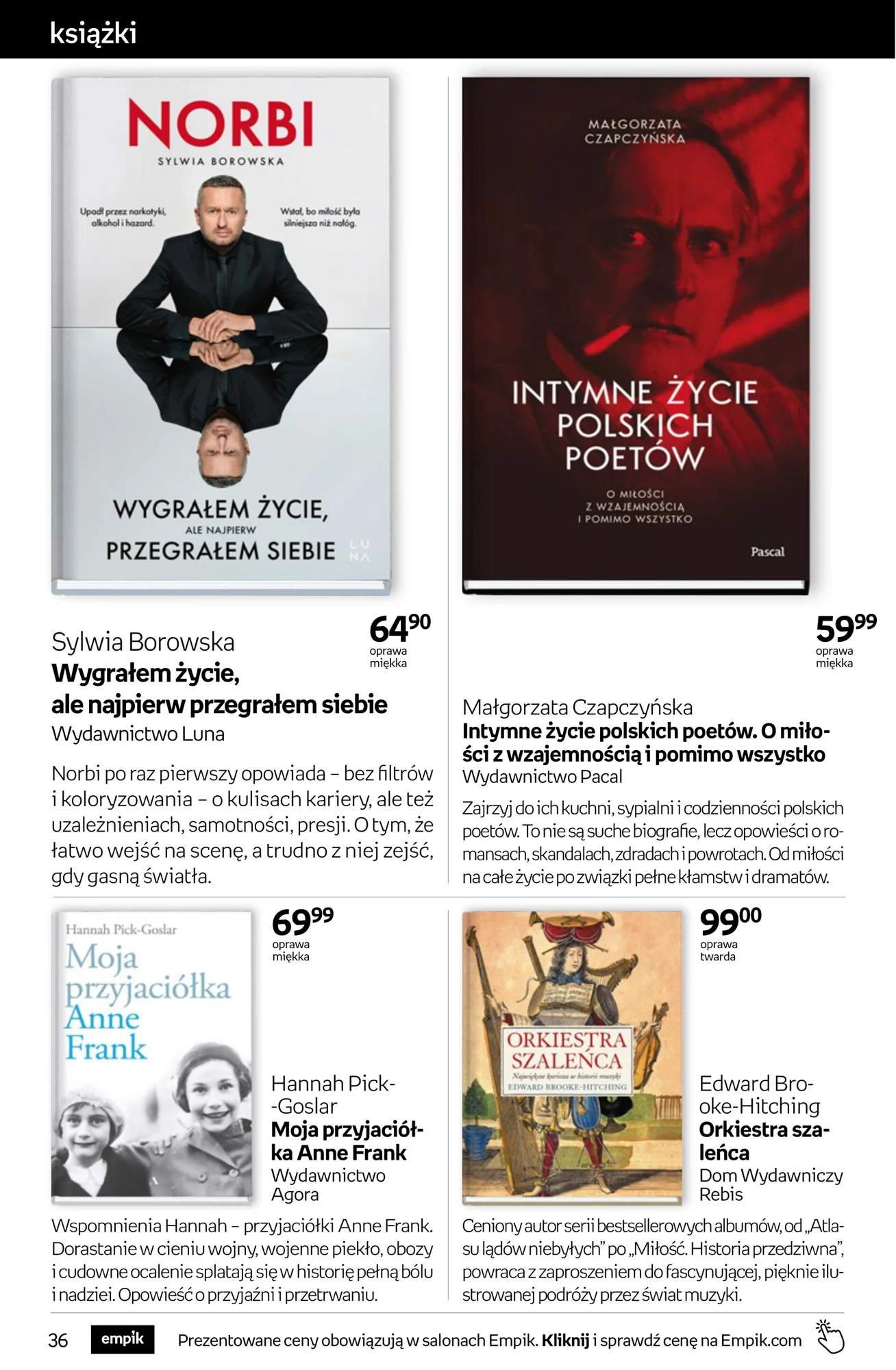 Gazetka promocyjna empik str. 36