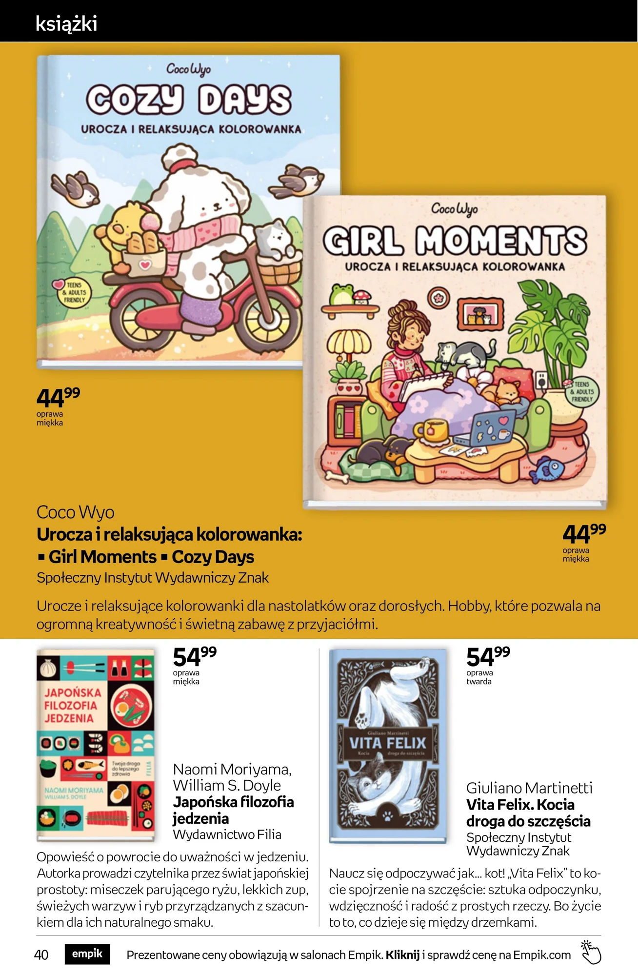 Gazetka promocyjna empik str. 40