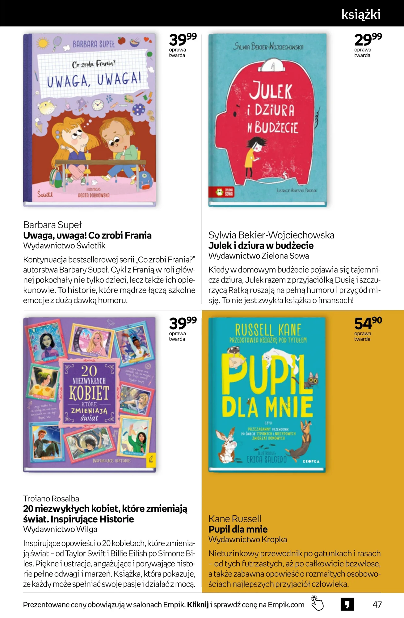Gazetka promocyjna empik str. 47