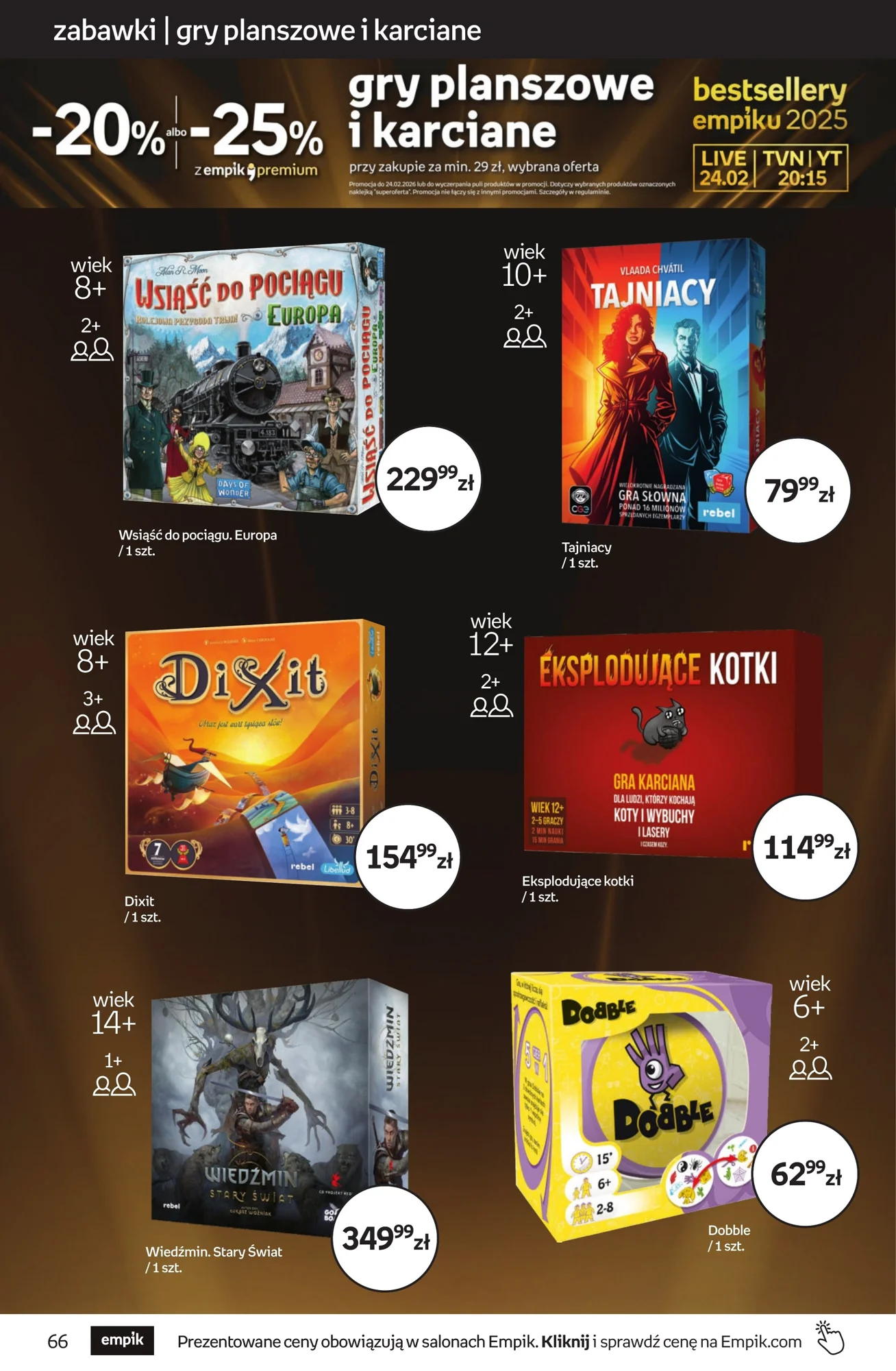 Gazetka promocyjna empik str. 66