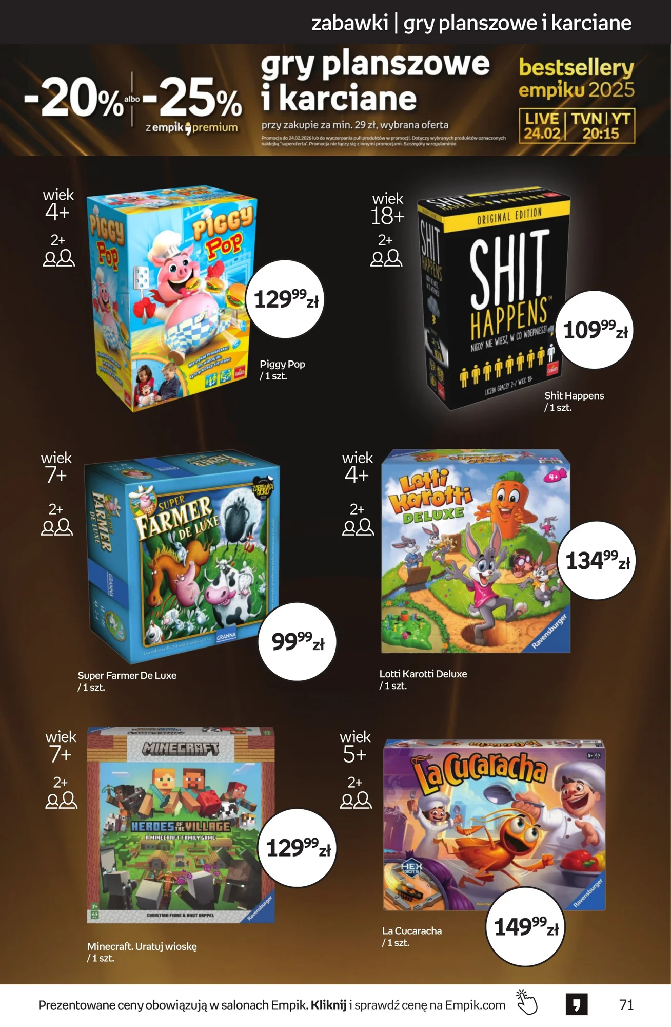 Gazetka promocyjna empik str. 71