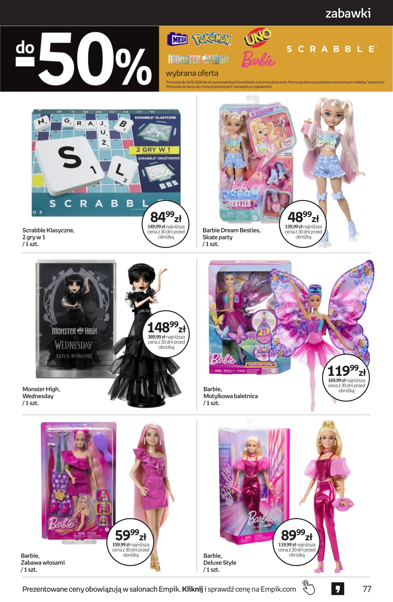 Gazetka promocyjna empik str. 77
