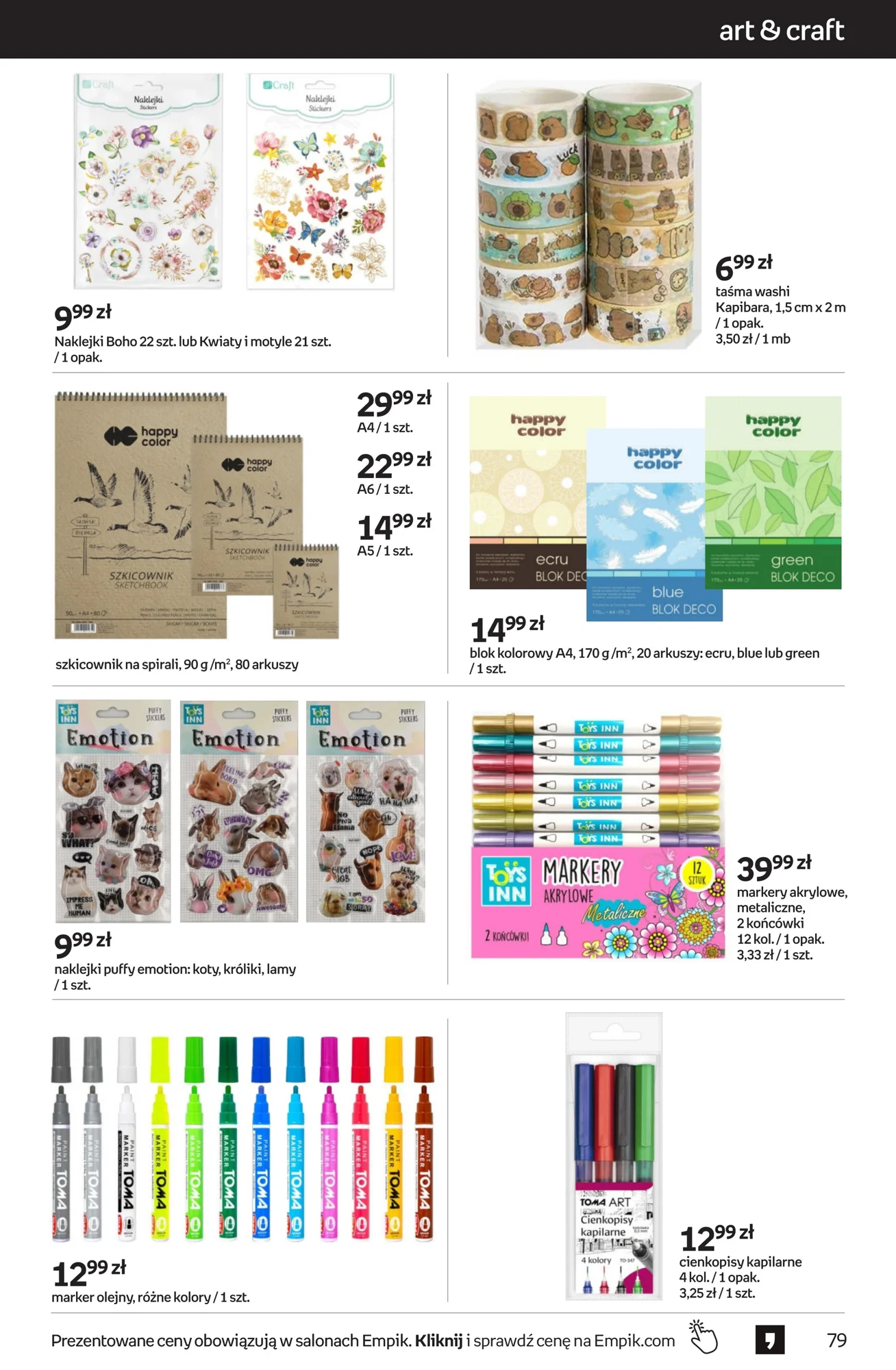 Gazetka promocyjna empik str. 79
