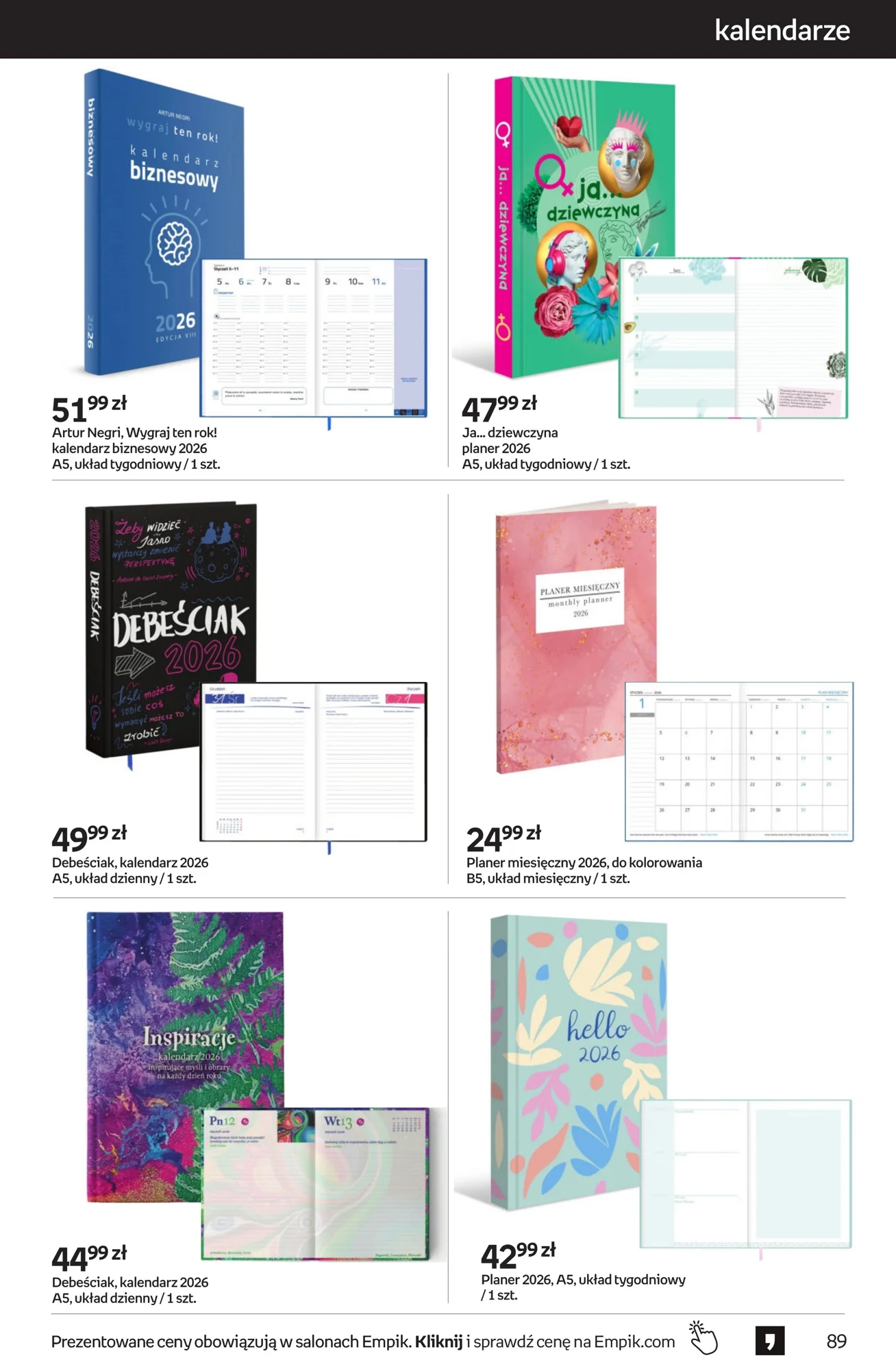 Gazetka promocyjna empik str. 89