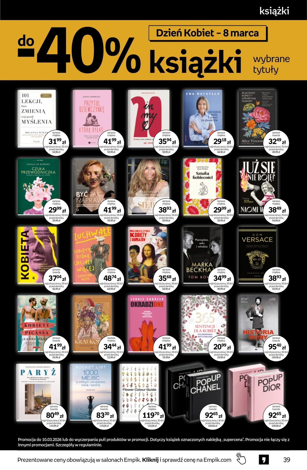 Gazetka promocyjna empik str. 39