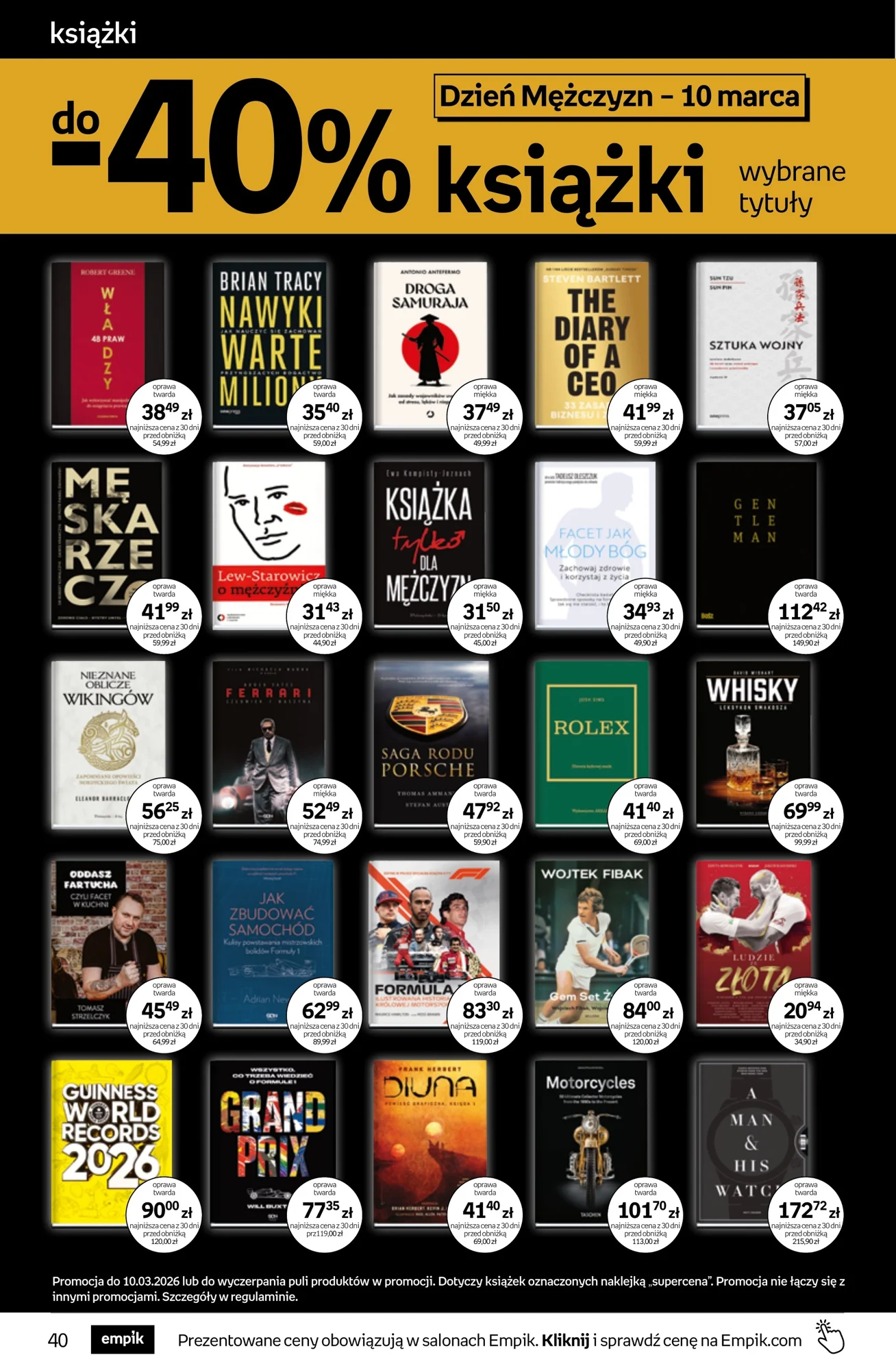 Gazetka promocyjna empik str. 40