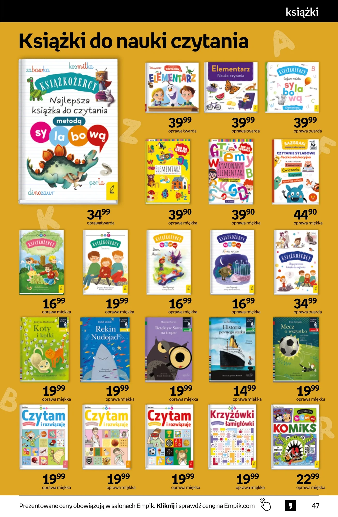 Gazetka promocyjna empik str. 47