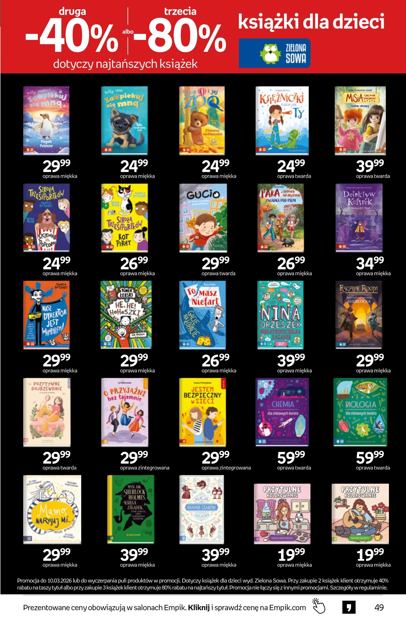 Gazetka promocyjna empik str. 49