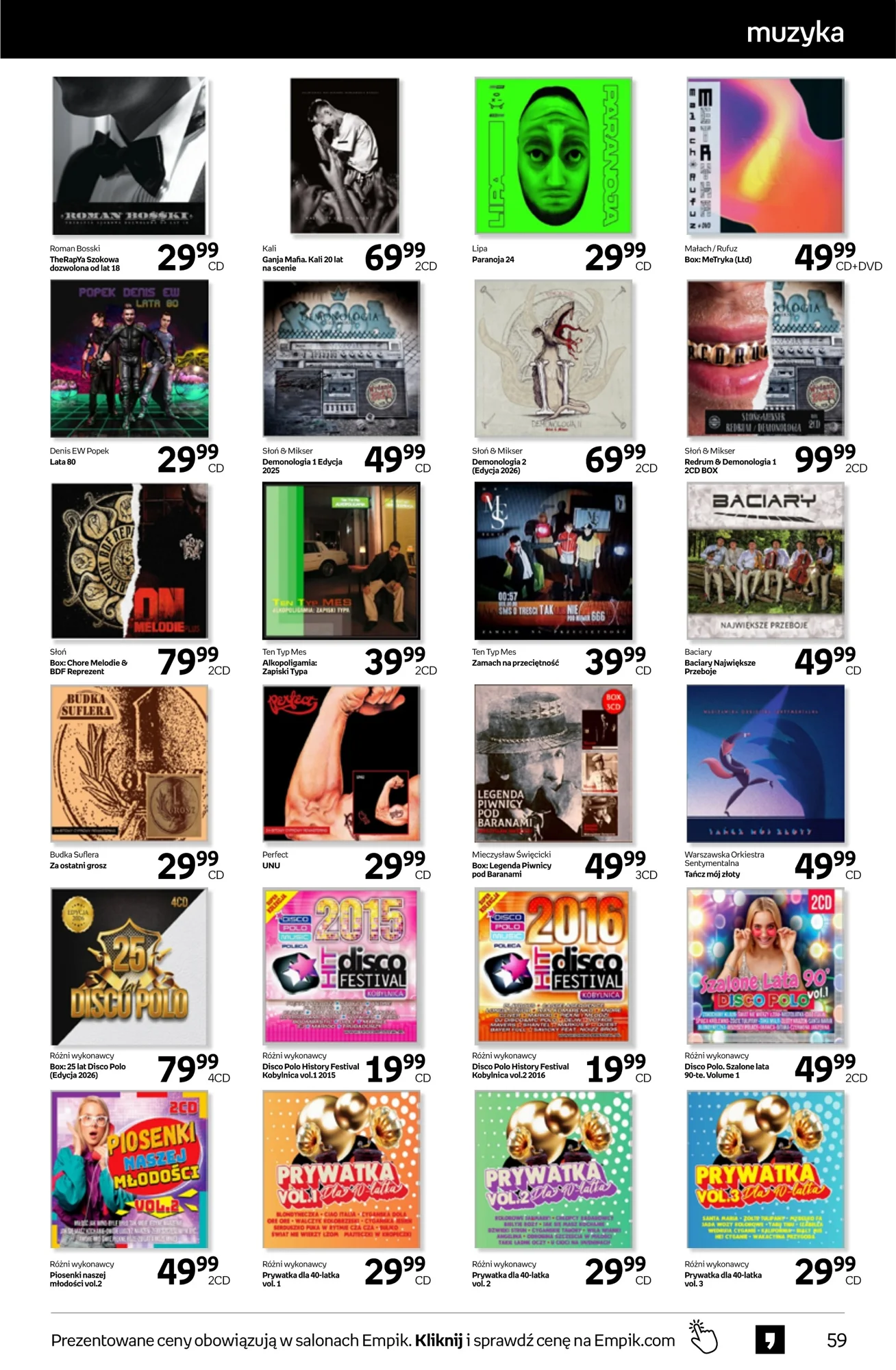 Gazetka promocyjna empik str. 59