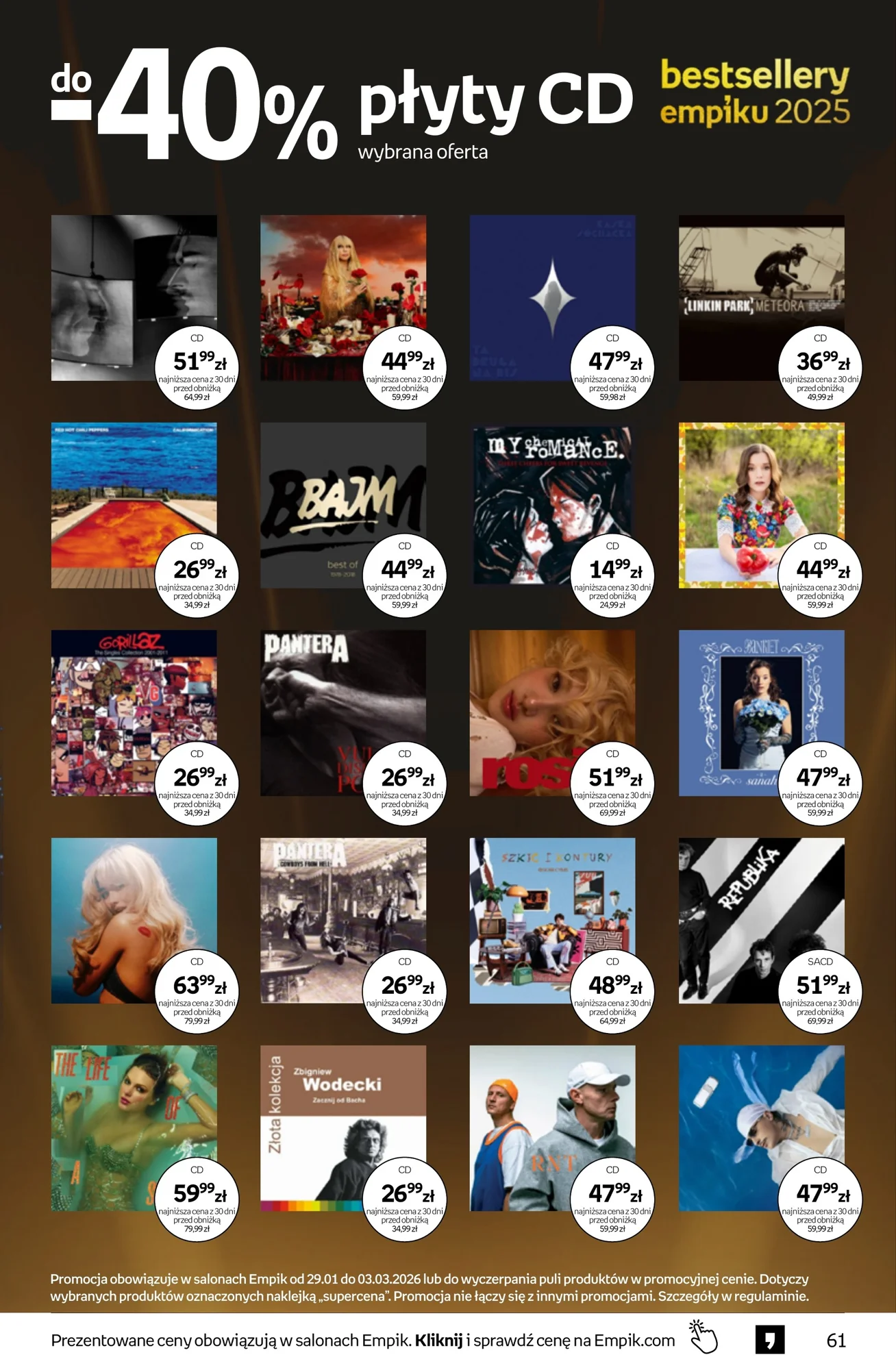 Gazetka promocyjna empik str. 61