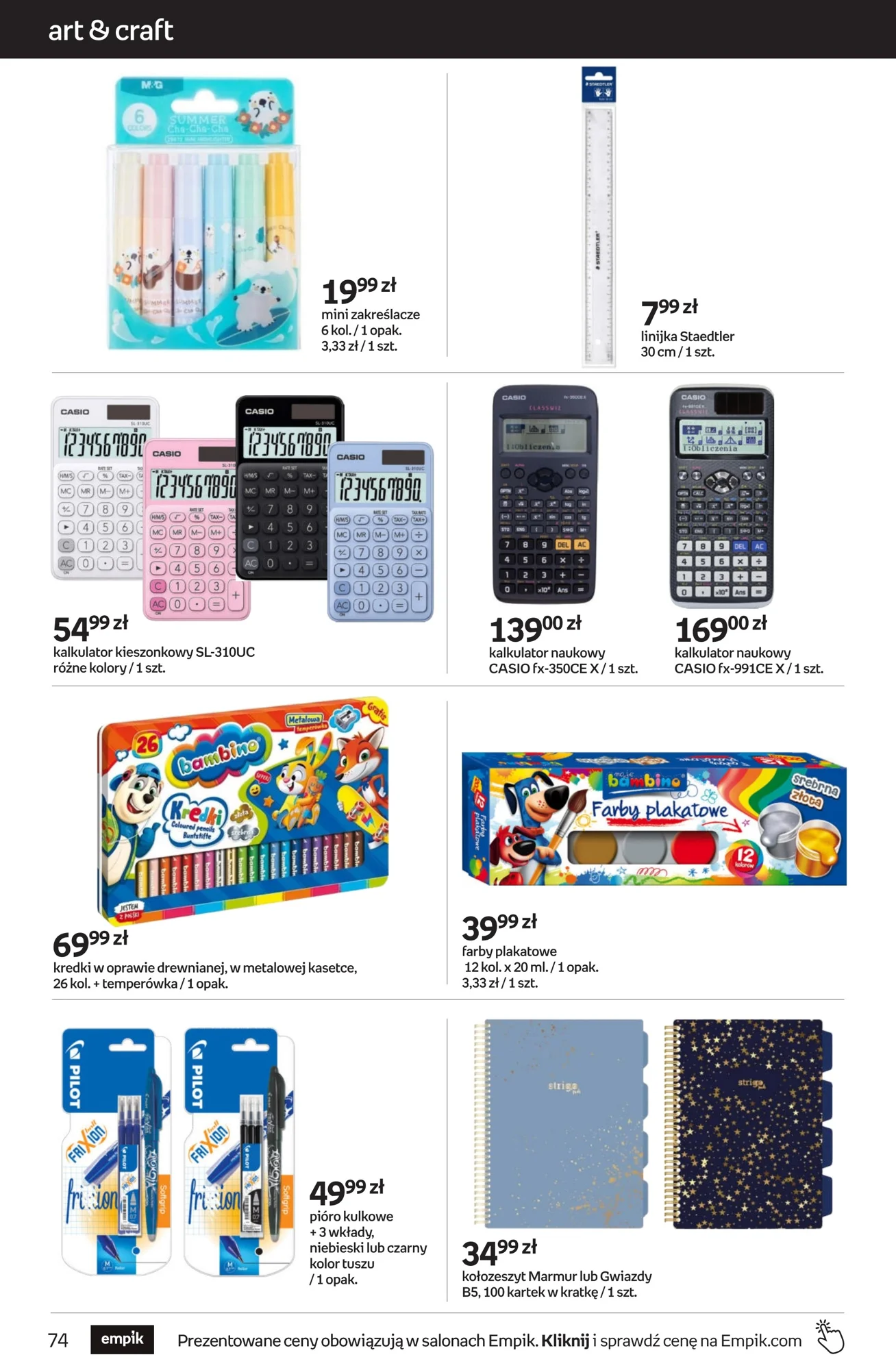 Gazetka promocyjna empik str. 74