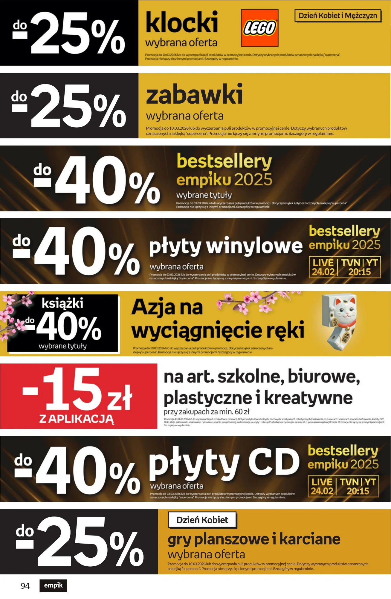 Gazetka promocyjna empik str. 94