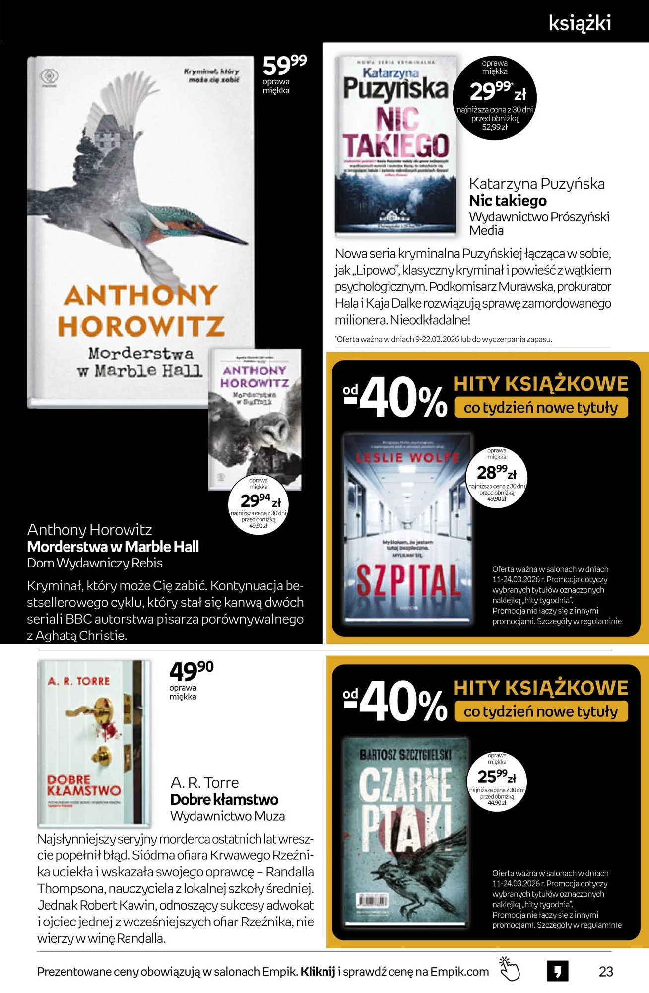 Gazetka promocyjna empik str. 23