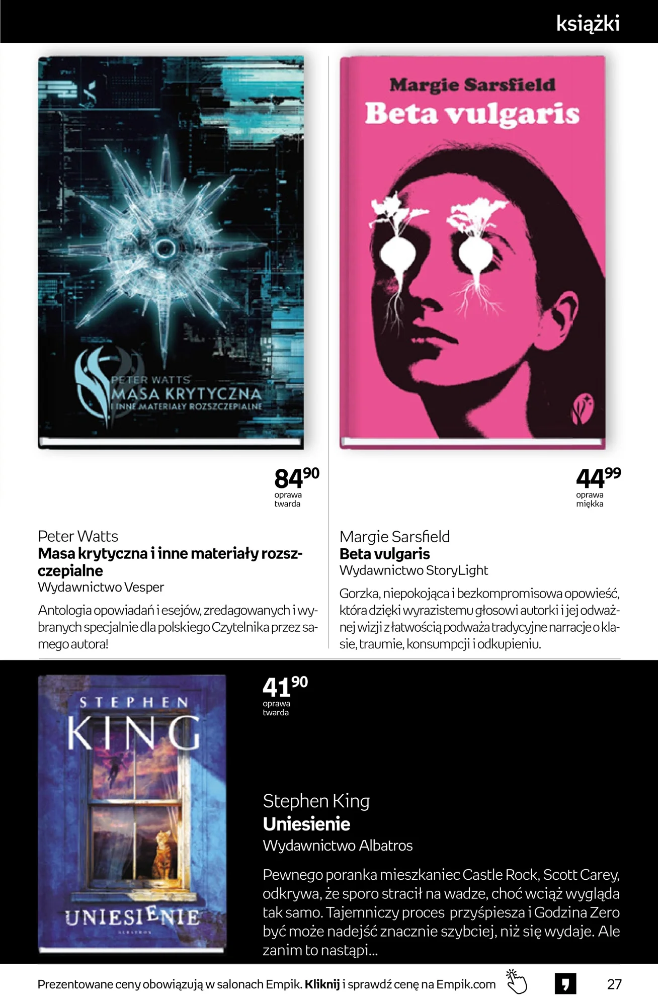 Gazetka promocyjna empik str. 27