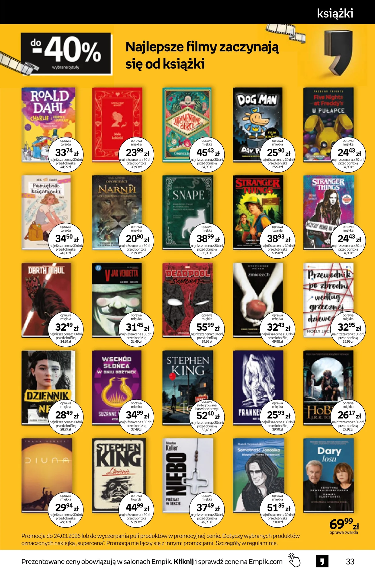 Gazetka promocyjna empik str. 33