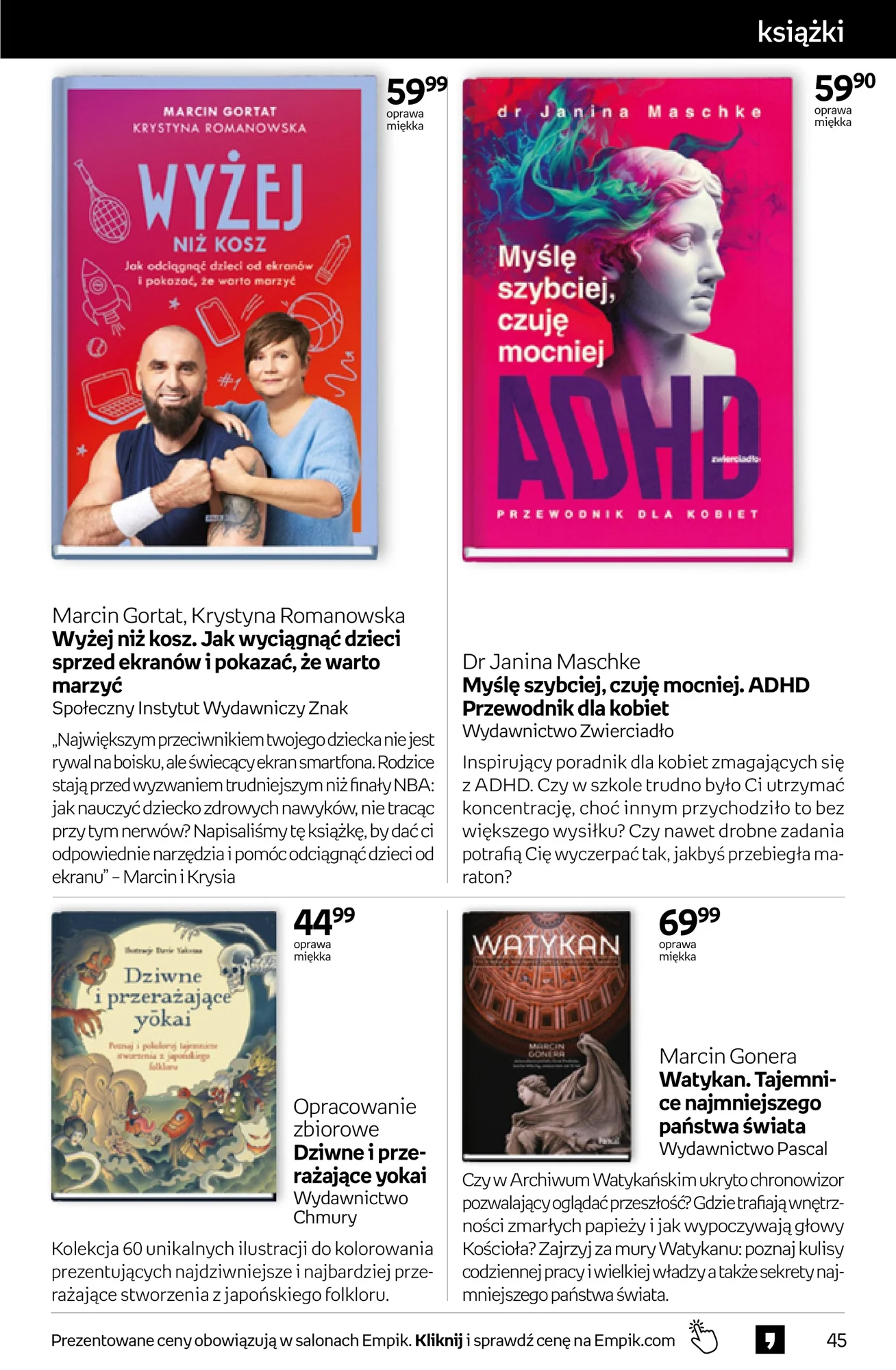 Gazetka promocyjna empik str. 45