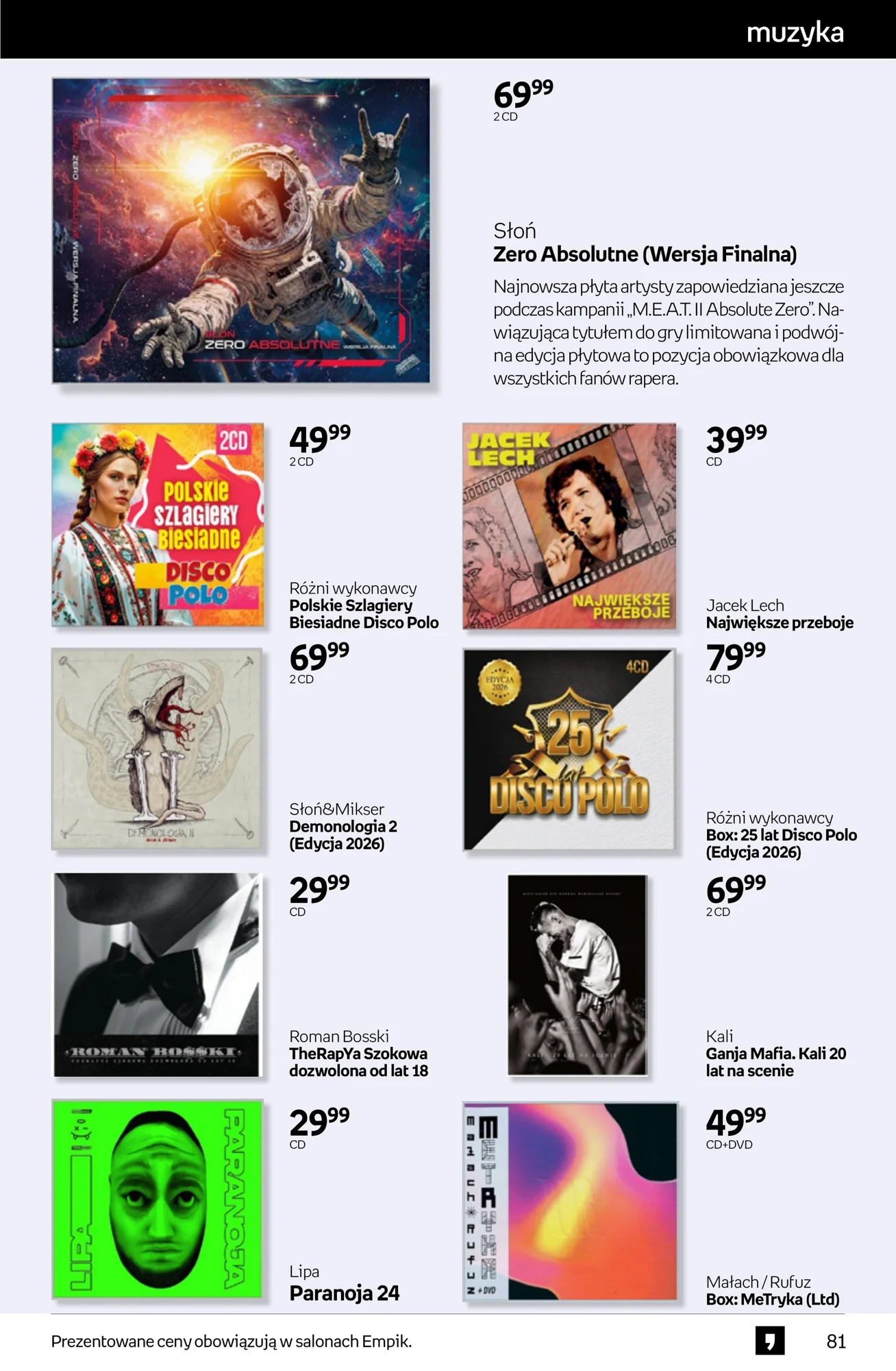 Gazetka promocyjna empik str. 81