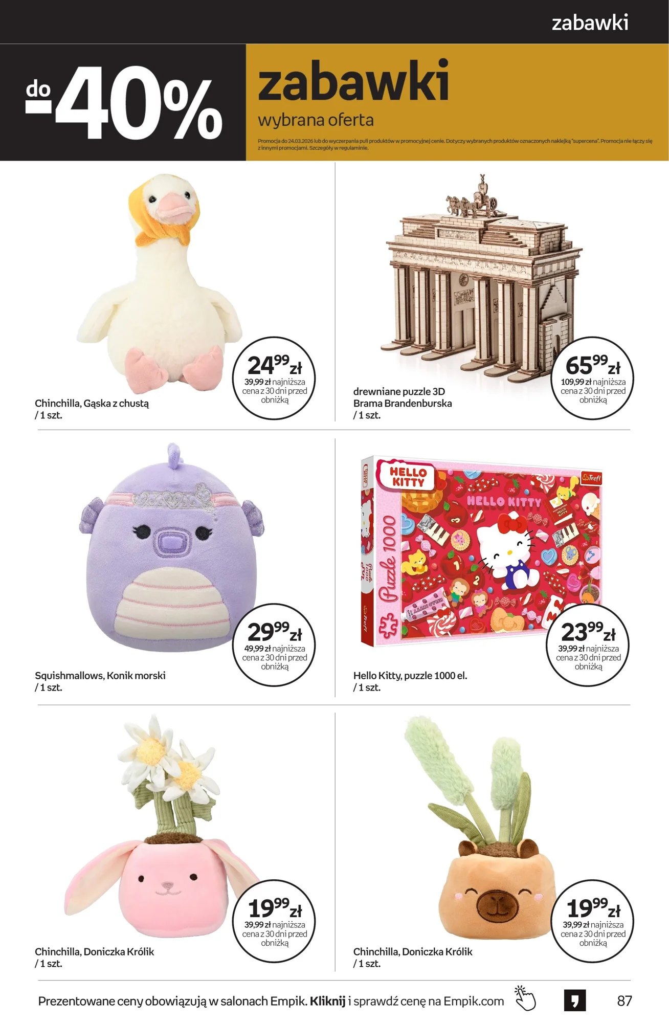 Gazetka promocyjna empik str. 87