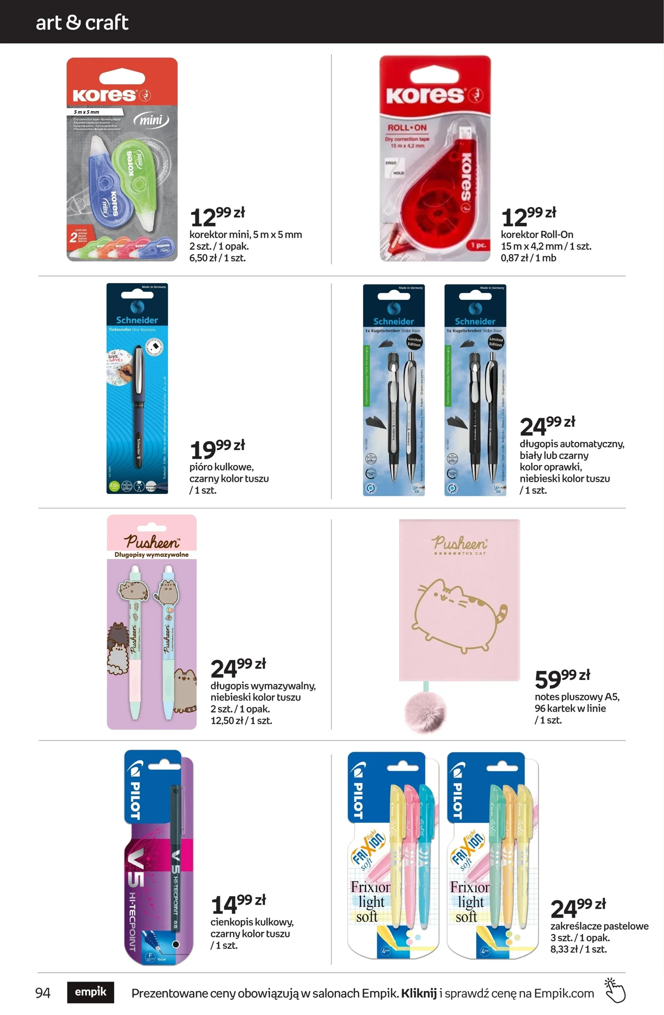 Gazetka promocyjna empik str. 94
