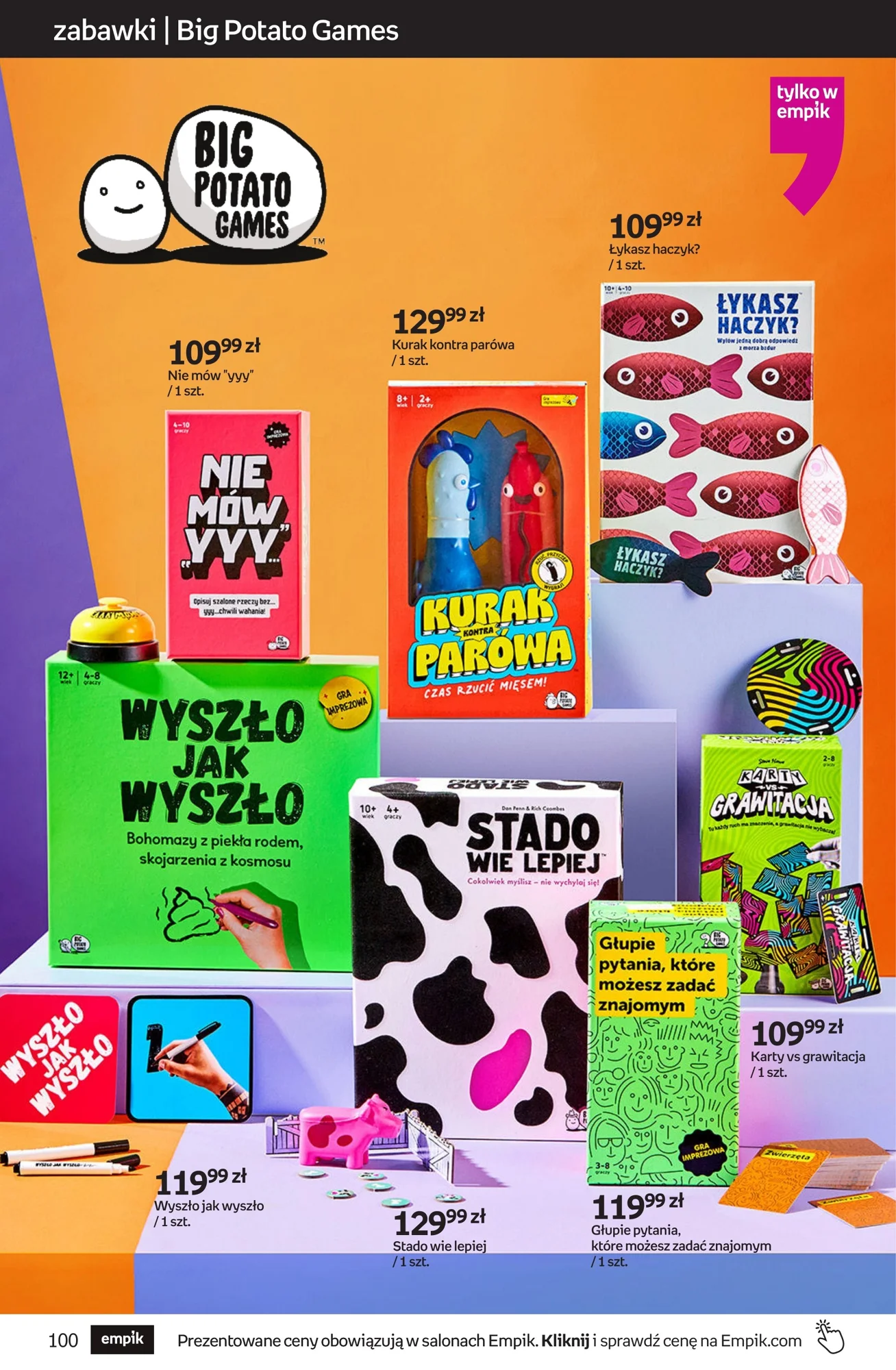 Gazetka promocyjna empik str. 100