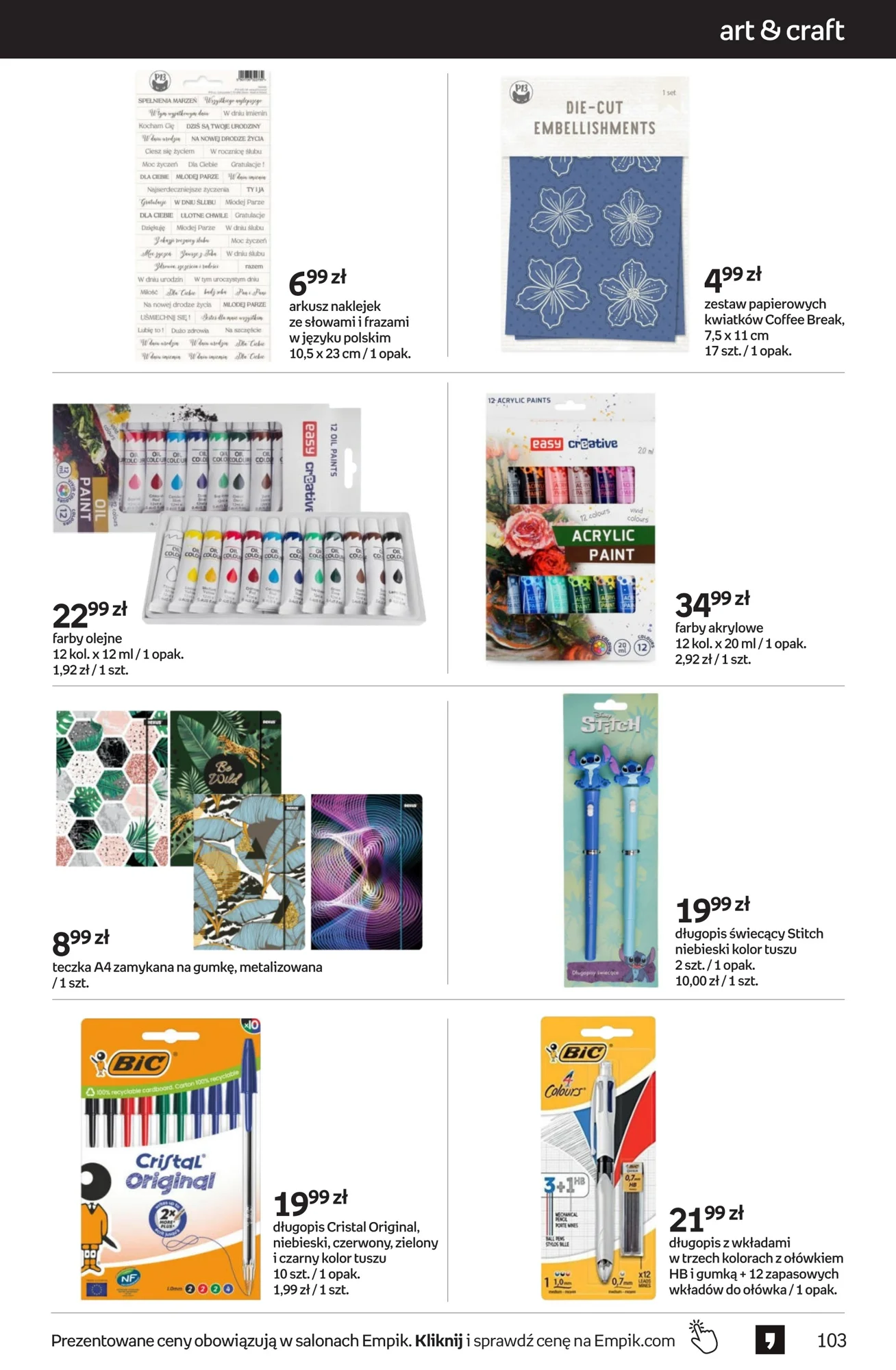Gazetka promocyjna empik str. 103