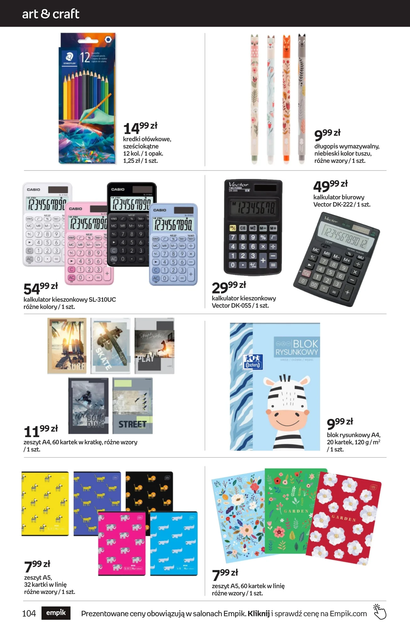 Gazetka promocyjna empik str. 104