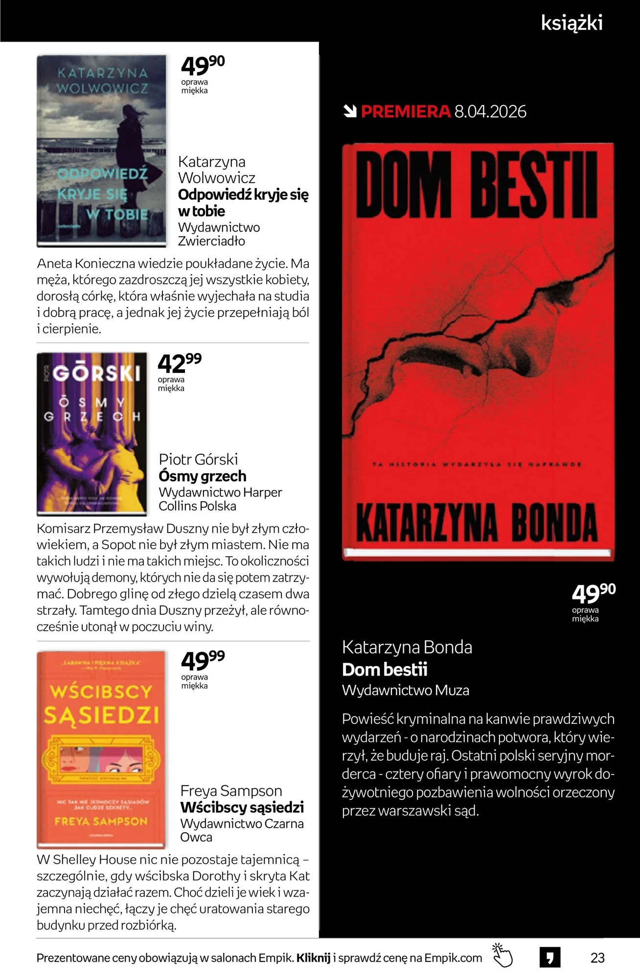 Gazetka promocyjna empik str. 23