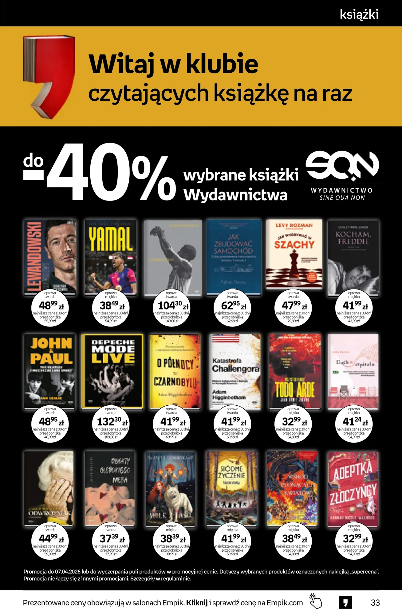 Gazetka promocyjna empik str. 33