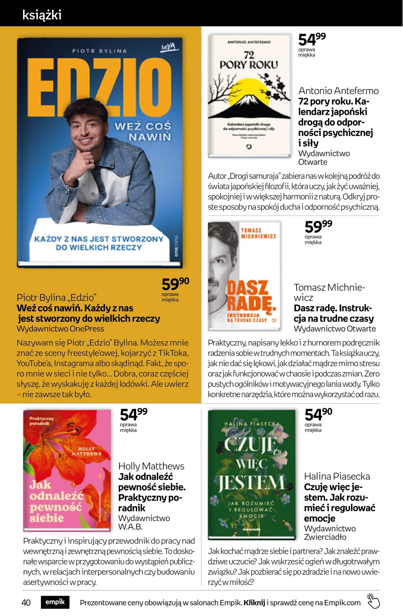 Gazetka promocyjna empik str. 40