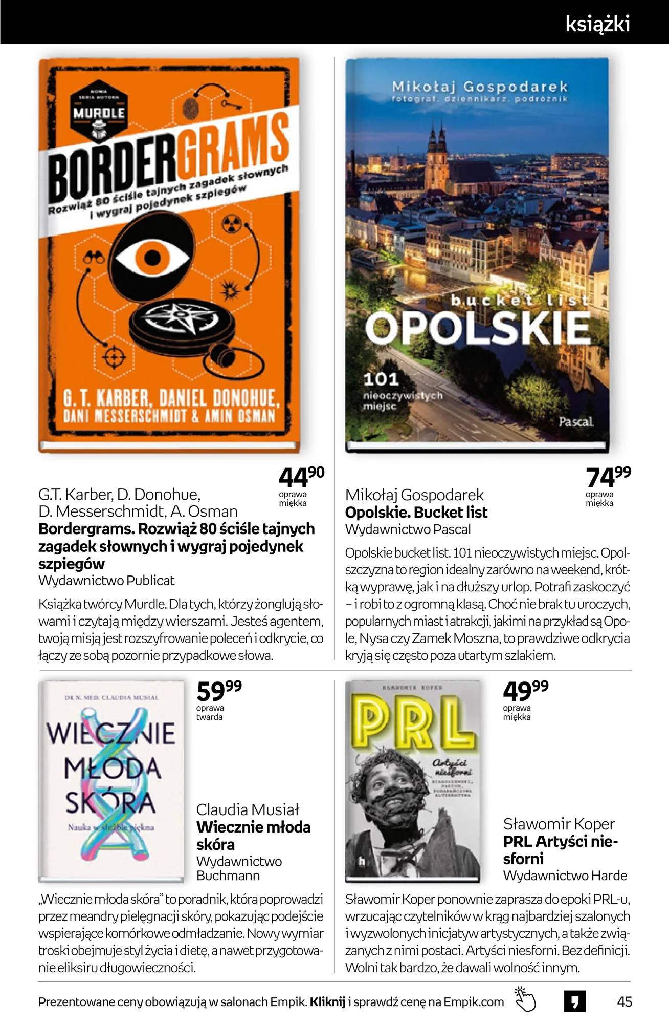 Gazetka promocyjna empik str. 45