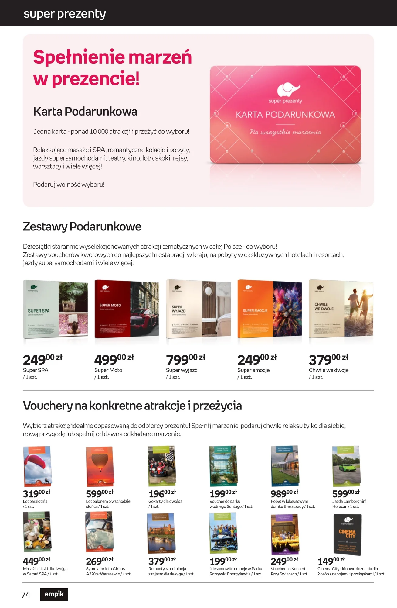 Gazetka promocyjna empik str. 74