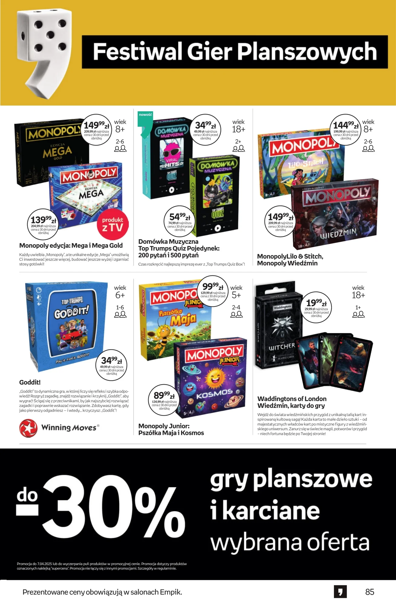 Gazetka promocyjna empik str. 85
