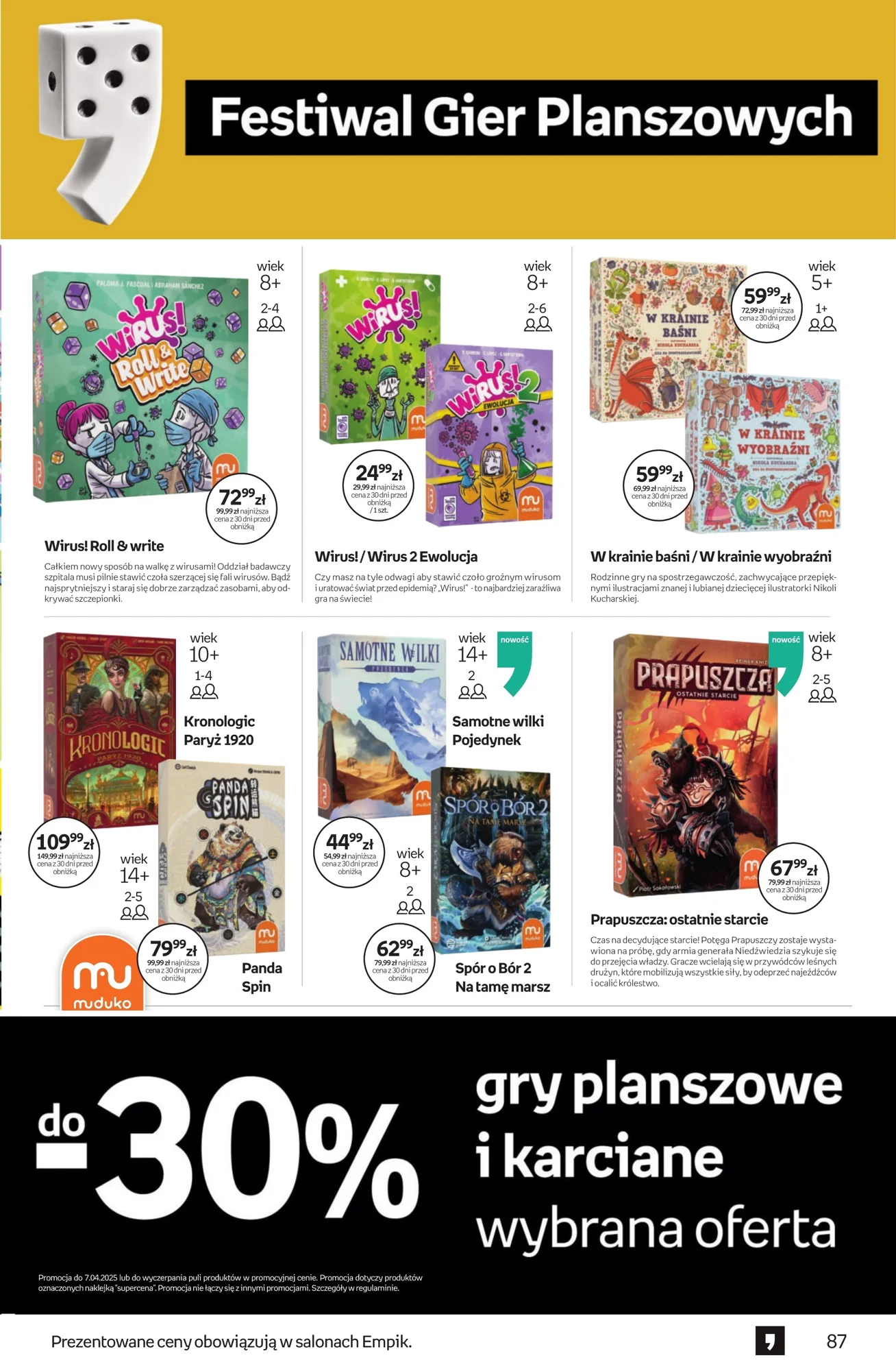 Gazetka promocyjna empik str. 87