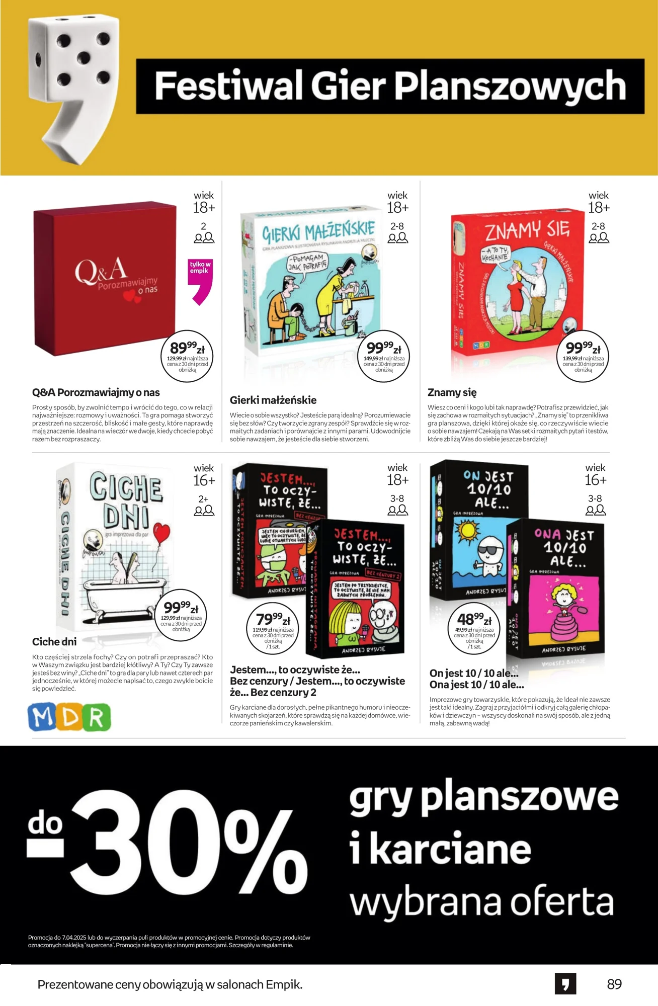 Gazetka promocyjna empik str. 89