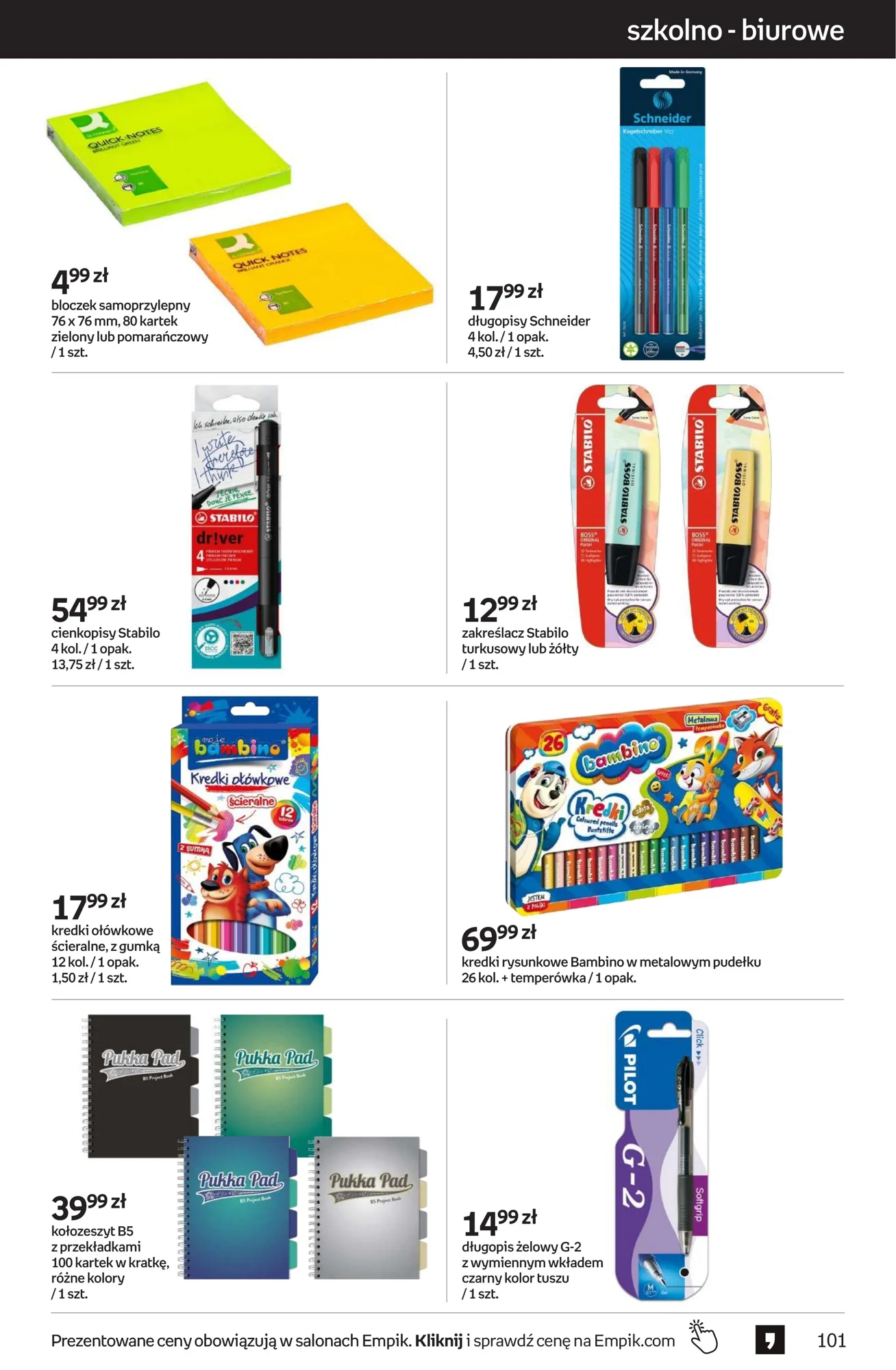 Gazetka promocyjna empik str. 101