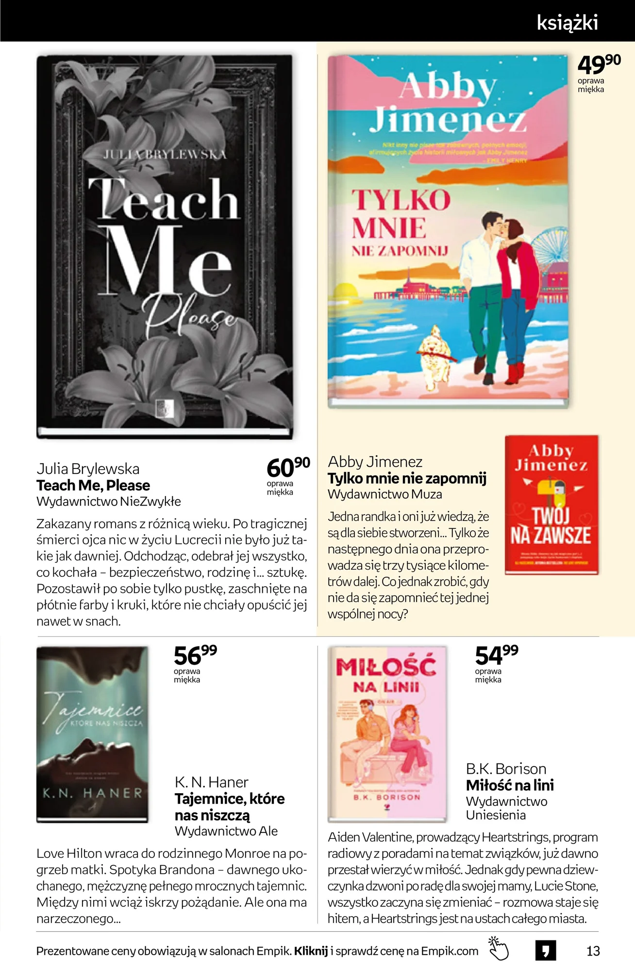 Gazetka promocyjna empik str. 13