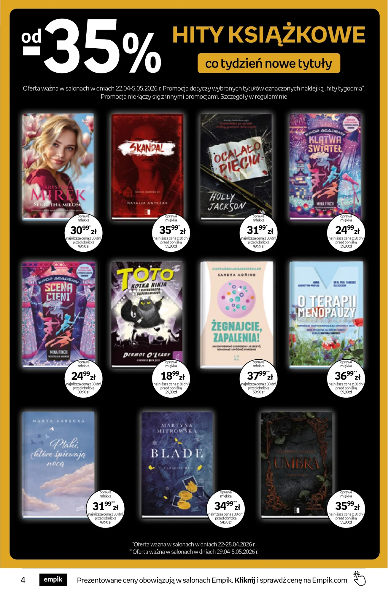 Gazetka promocyjna empik str. 4